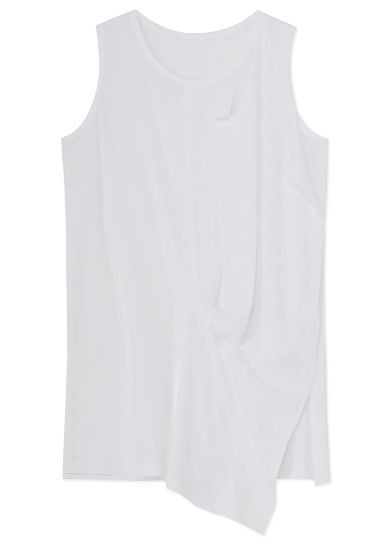 HARD TWISTED COTTON JERSEY LEFT FRON DRAPE T sold by Yohji Yamamoto product image thumbnail 2