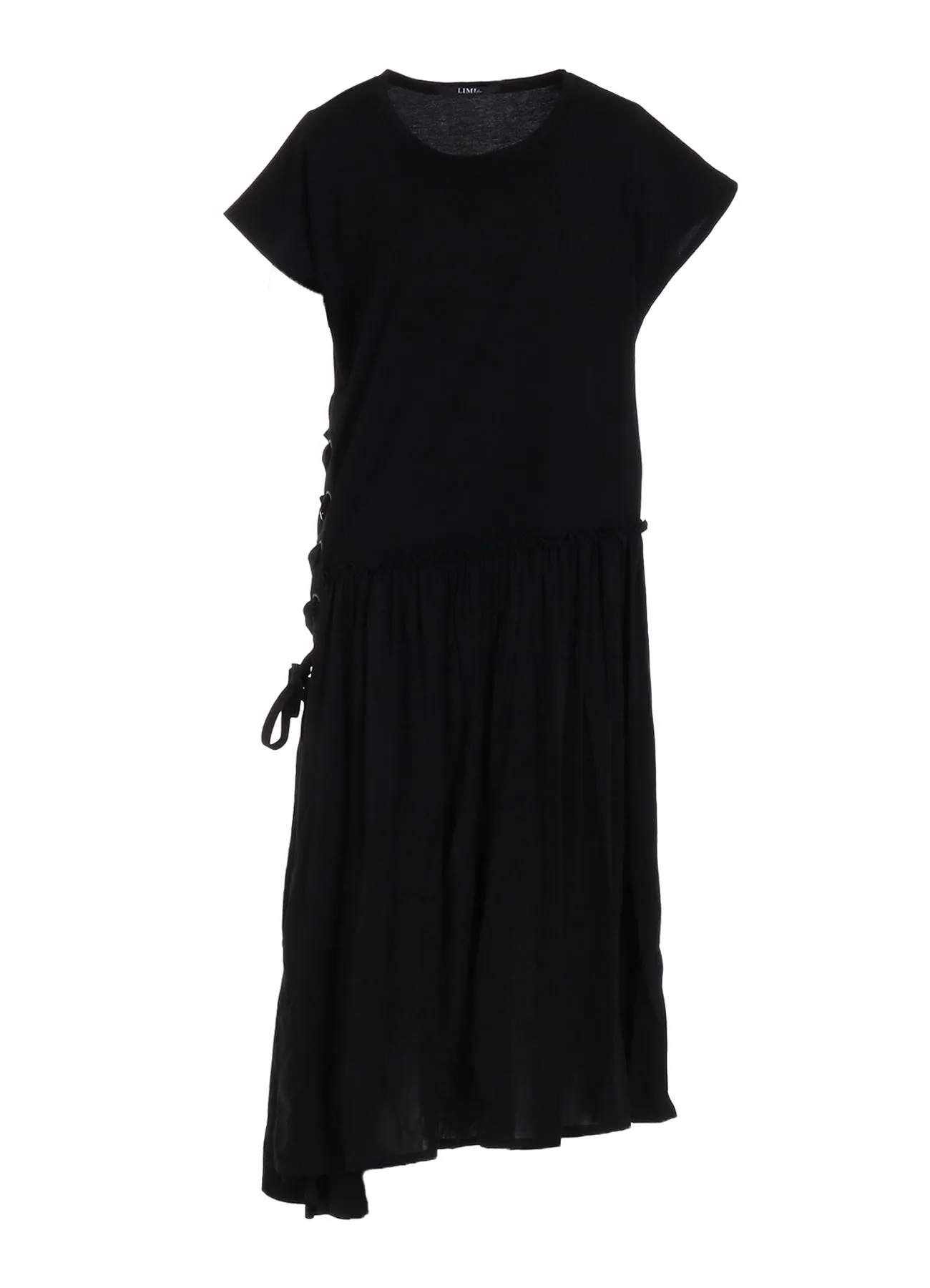 LACE-UP FLARE DRESS sold by Yohji Yamamoto product image thumbnail 2
