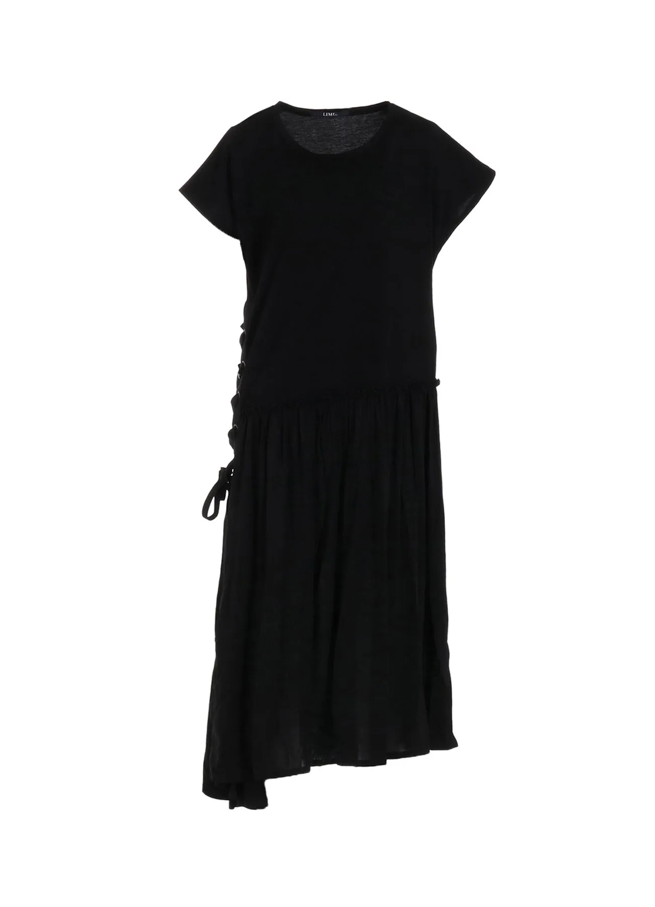 LACE-UP FLARE DRESS sold by Yohji Yamamoto