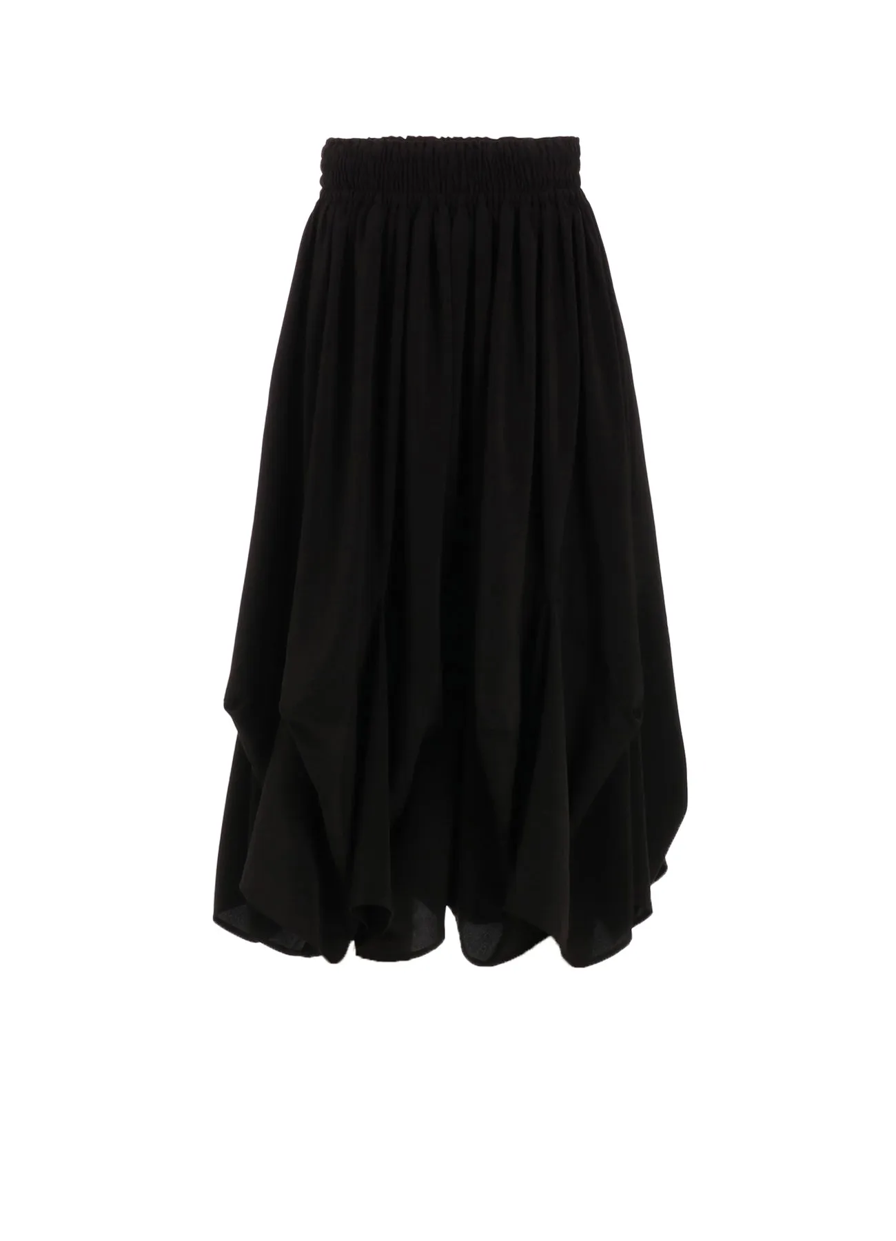 TRIACETATE DECIN ELASTIC WAIST SKIRT sold by Yohji Yamamoto