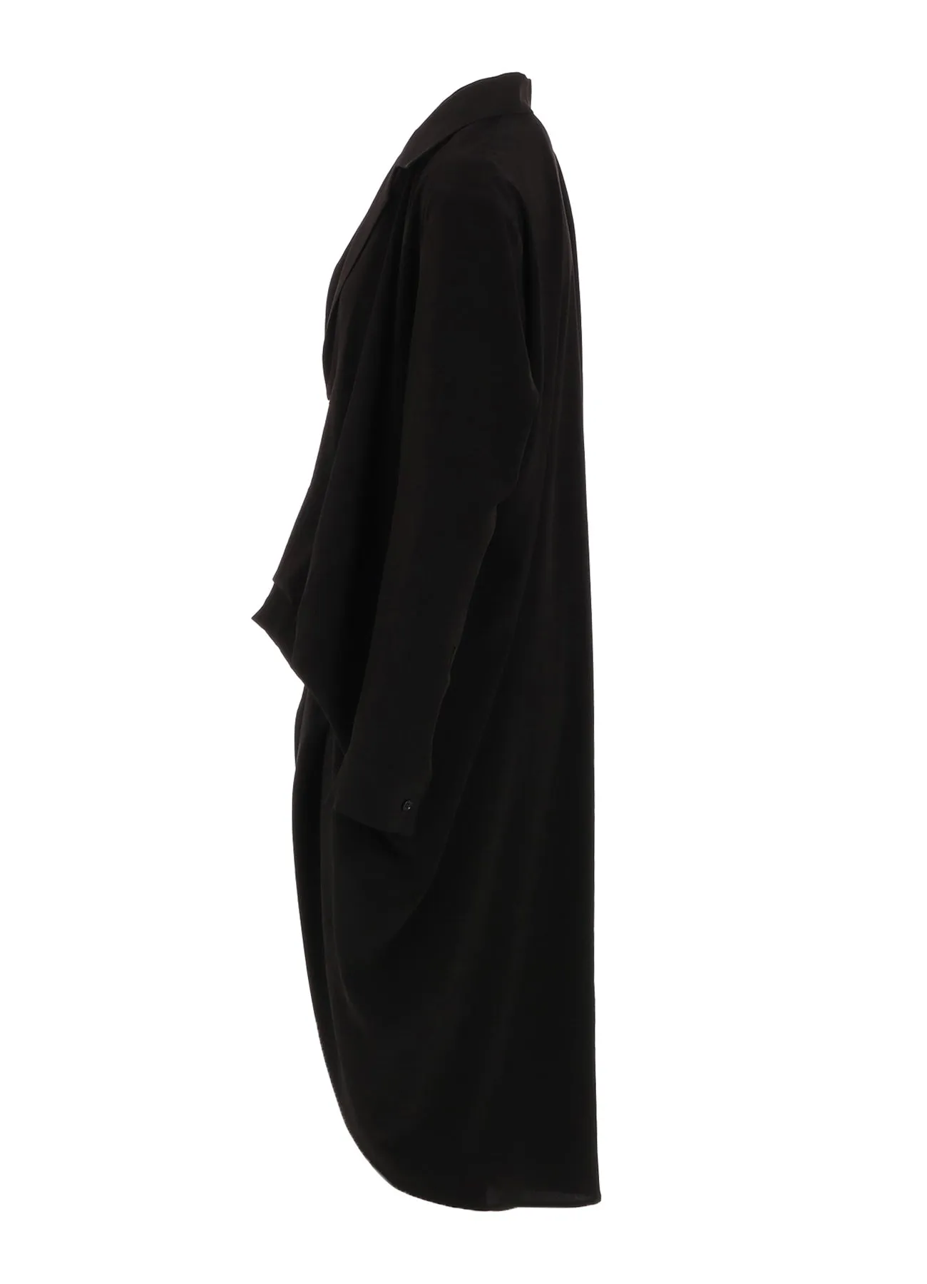 TRIACETATE DECIN TUCK SHIRT WITH PIN sold by Yohji Yamamoto product image thumbnail 3