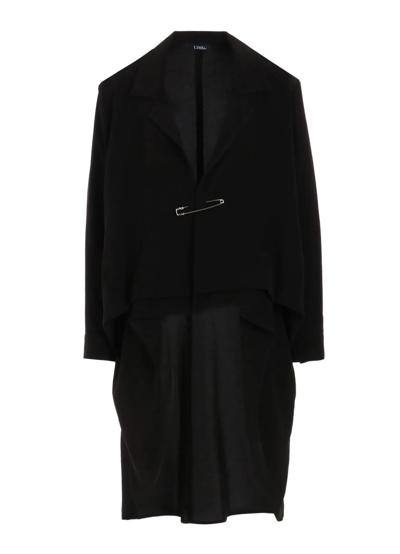 TRIACETATE DECIN TUCK SHIRT WITH PIN sold by Yohji Yamamoto product image thumbnail 2