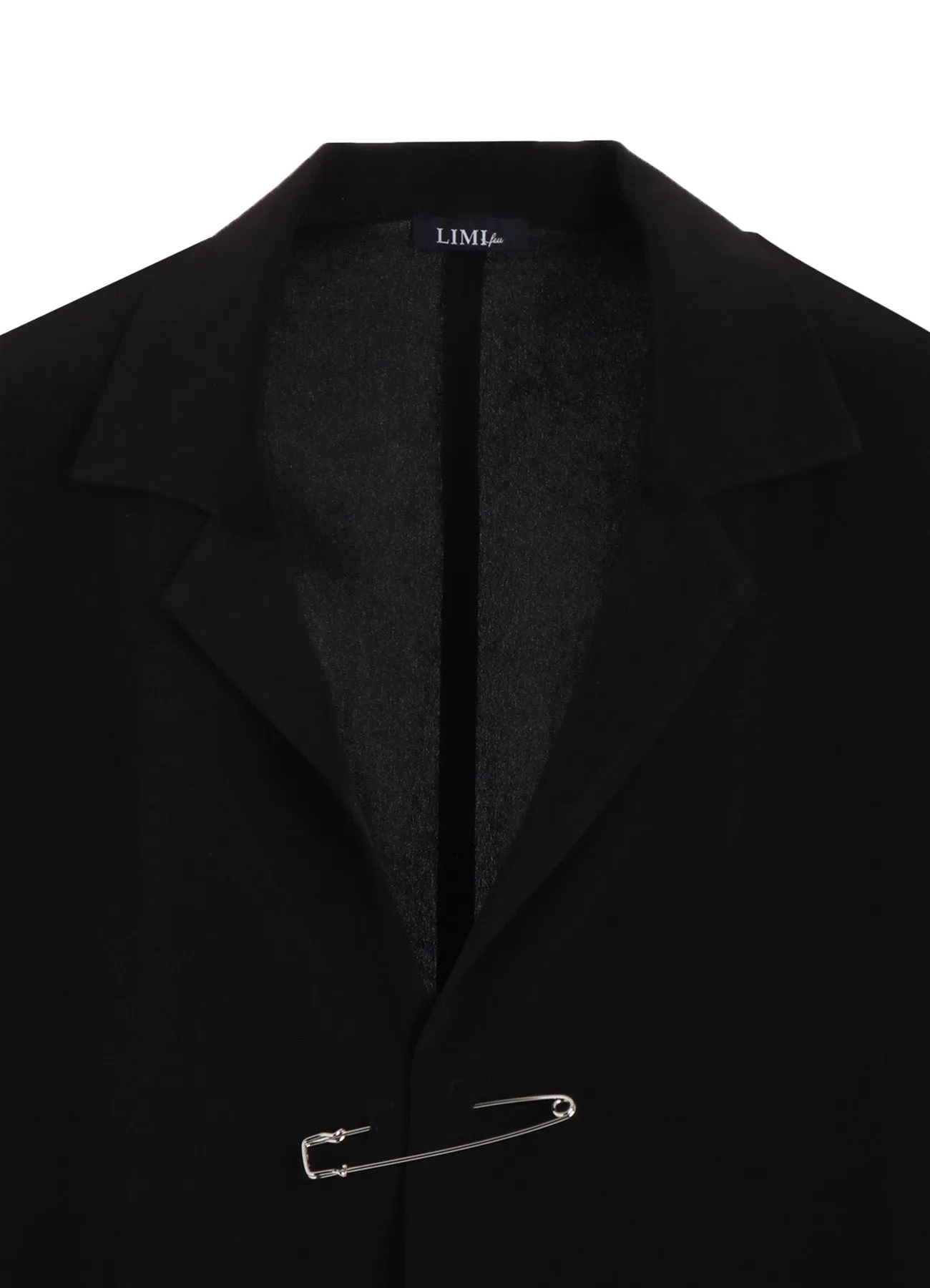 TRIACETATE DECIN TUCK SHIRT WITH PIN sold by Yohji Yamamoto product image thumbnail 5
