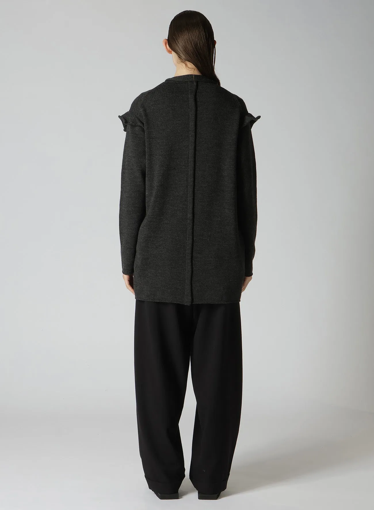 PLAIN WEAVE DECO C CARDIGAN sold by Yohji Yamamoto product image thumbnail 5