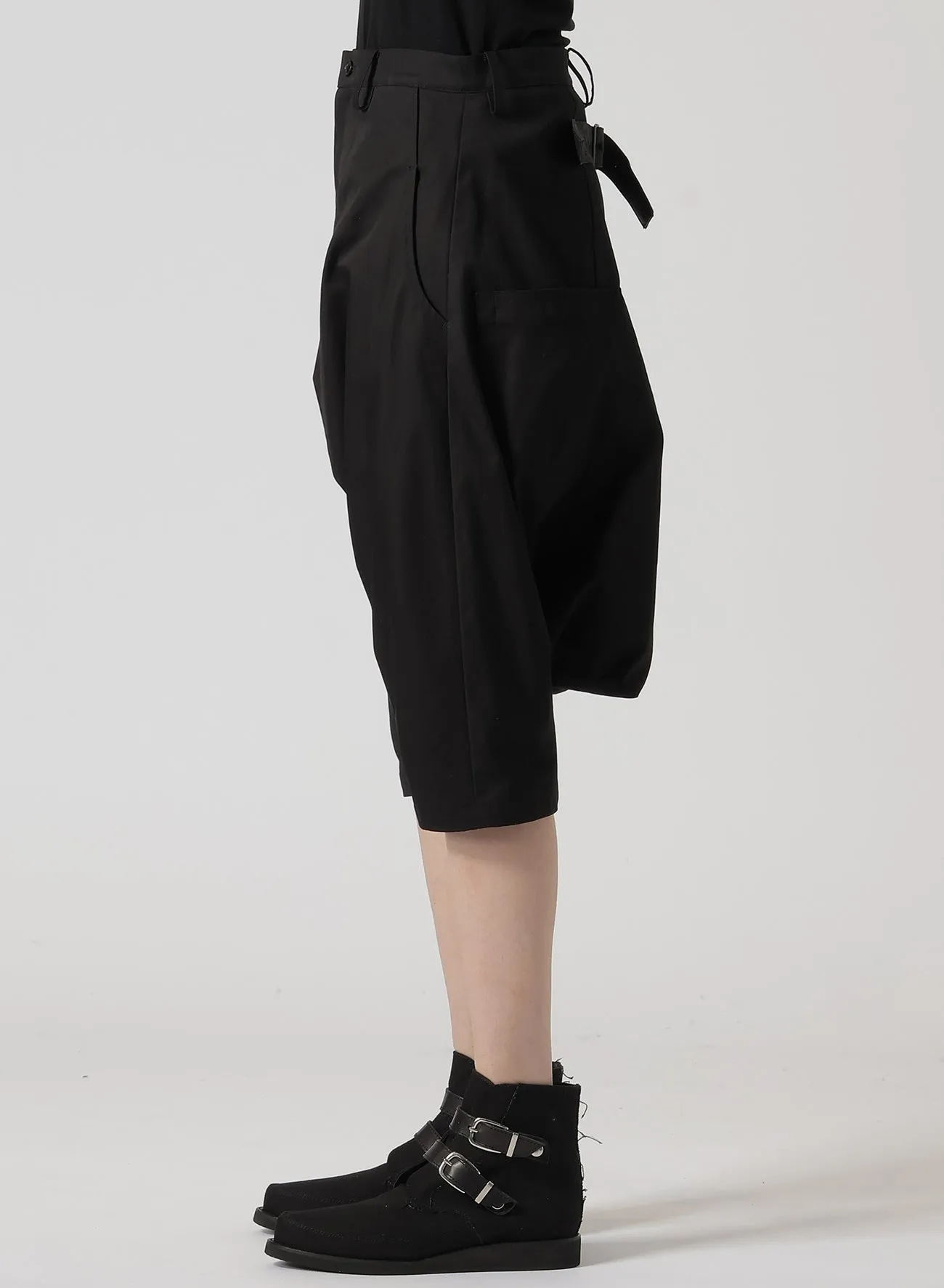 GABARDINE R-BCBS SARROUEL PANTS sold by Yohji Yamamoto product image thumbnail 3