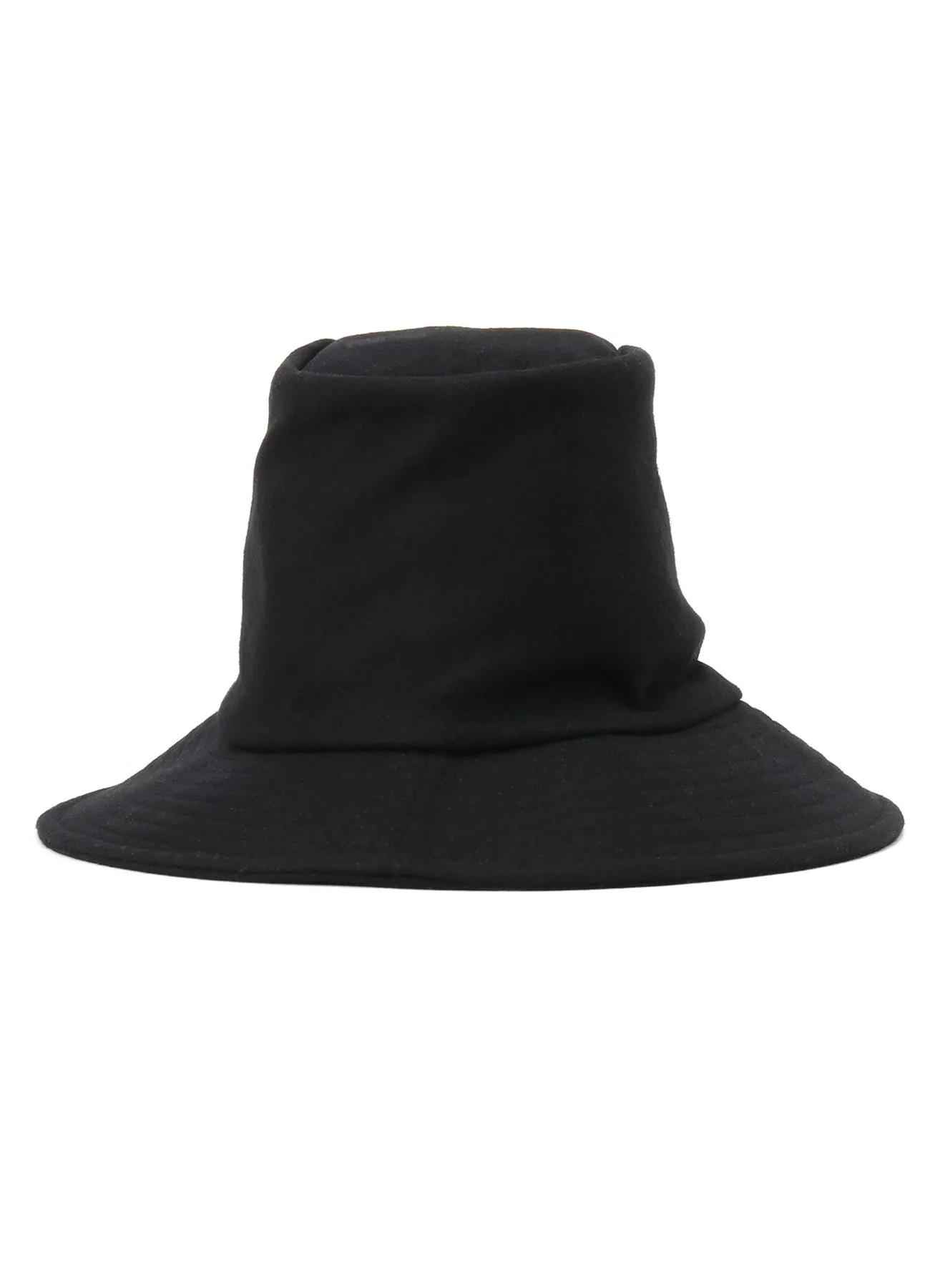 WOOL FLANNEL SEAM CROWN HAT sold by Yohji Yamamoto product image thumbnail 4
