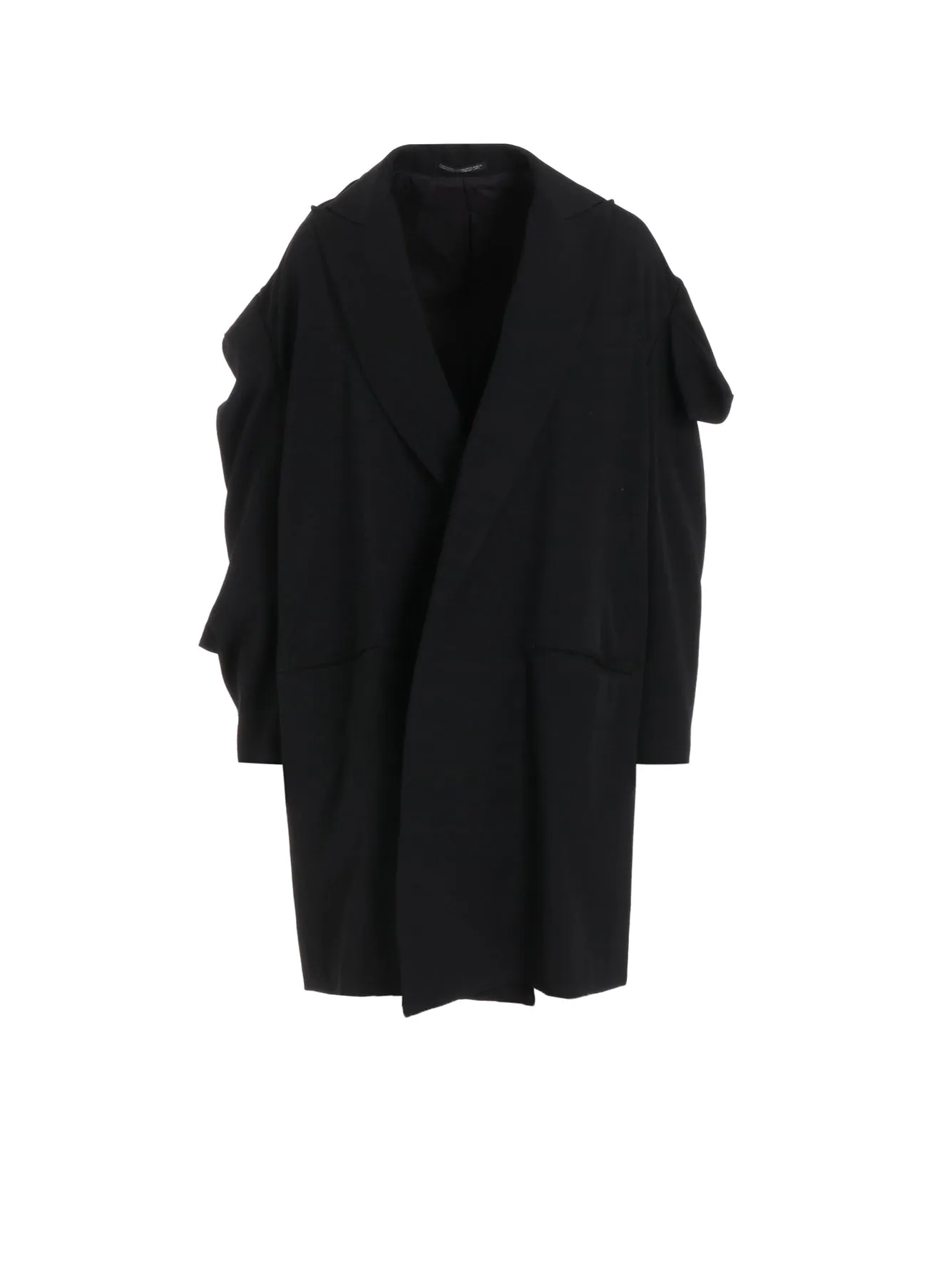 GABARDINE R BOX SLEEVE OVERSIZED COAT sold by Yohji Yamamoto