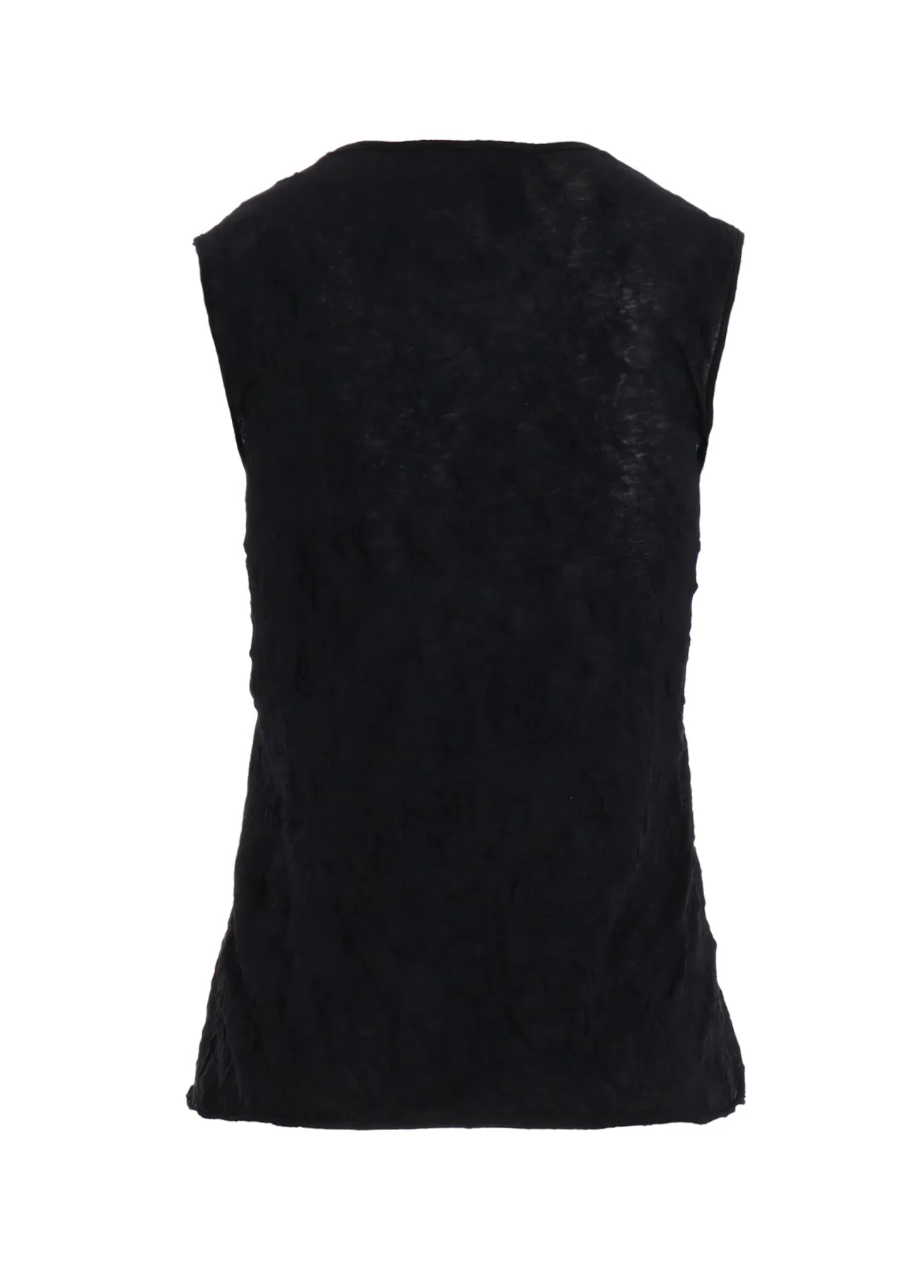 WASHER PLAIN STITCH SLIT TANK TOP sold by Yohji Yamamoto product image thumbnail 4