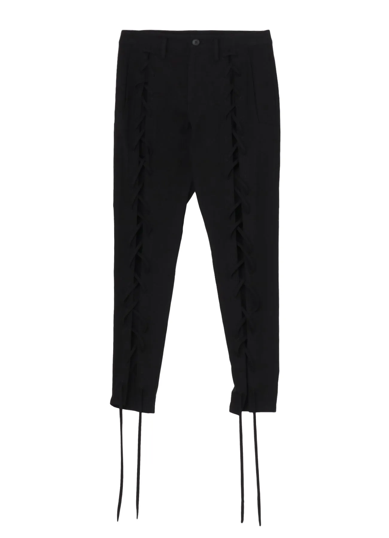 MUSLIN LACE-UP PANTS sold by Yohji Yamamoto product image thumbnail 2