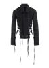 PLAID LACE-UP JACKET A sold by Yohji Yamamoto