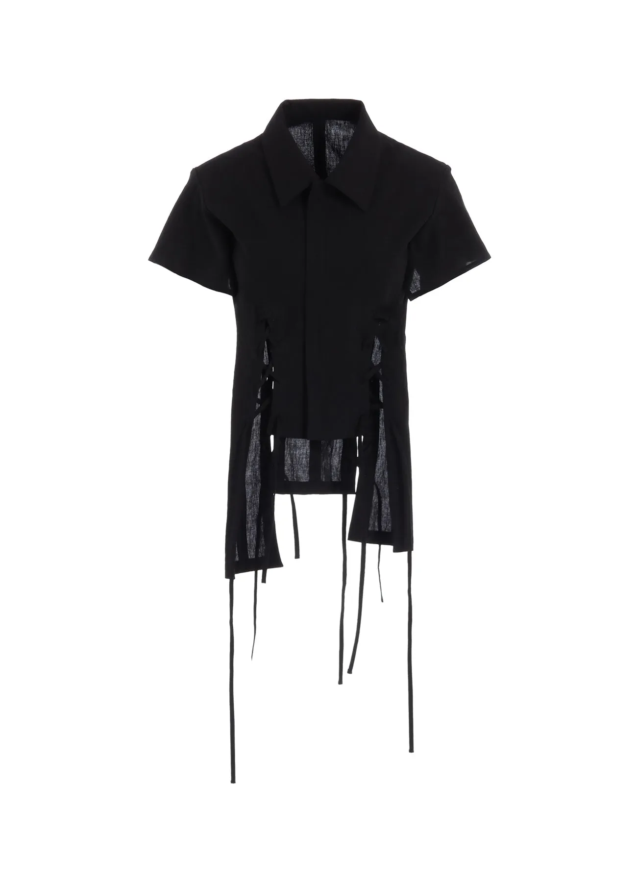 MUSLIN LACE-UP JACKET A sold by Yohji Yamamoto