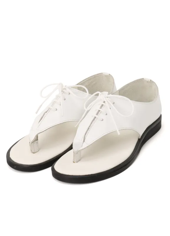 OIL SMOOTH LACE UP SANDAL sold by Yohji Yamamoto