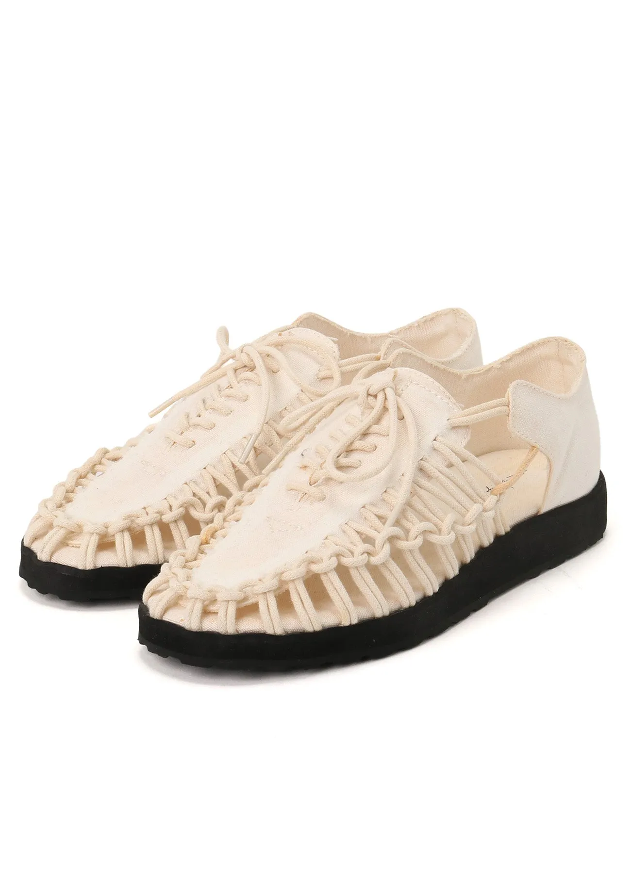 COTTON CANVAS LOOP SHOES sold by Yohji Yamamoto product image thumbnail 2