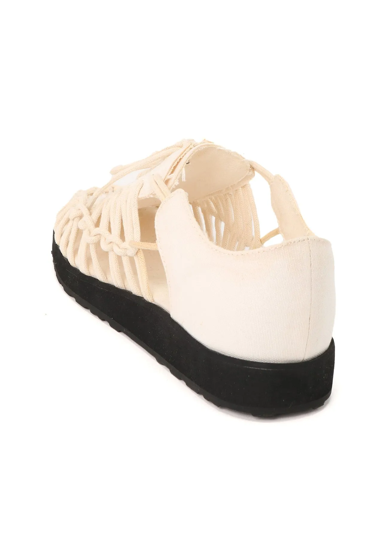 COTTON CANVAS LOOP SHOES sold by Yohji Yamamoto product image thumbnail 4