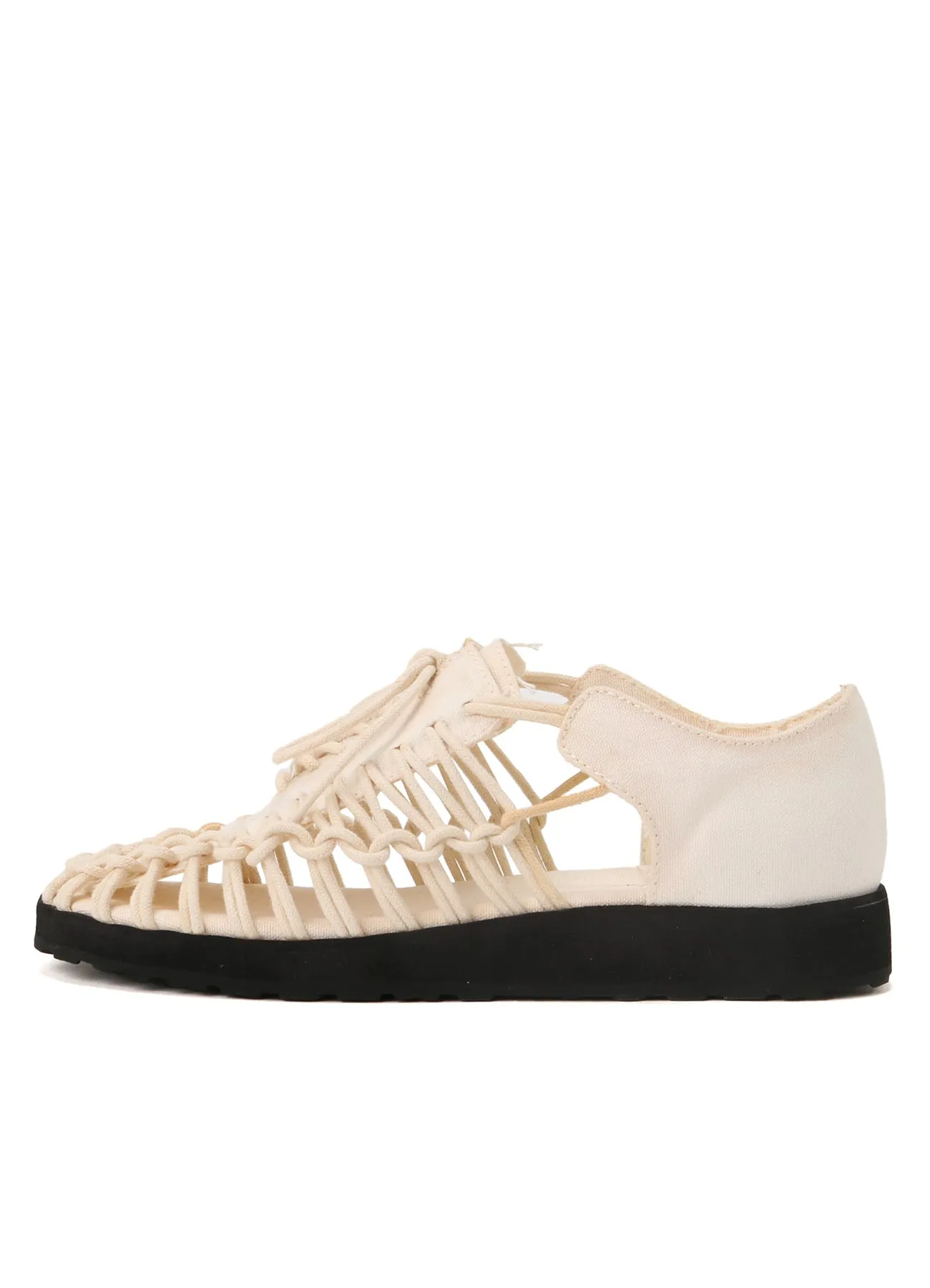 COTTON CANVAS LOOP SHOES sold by Yohji Yamamoto product image thumbnail 3