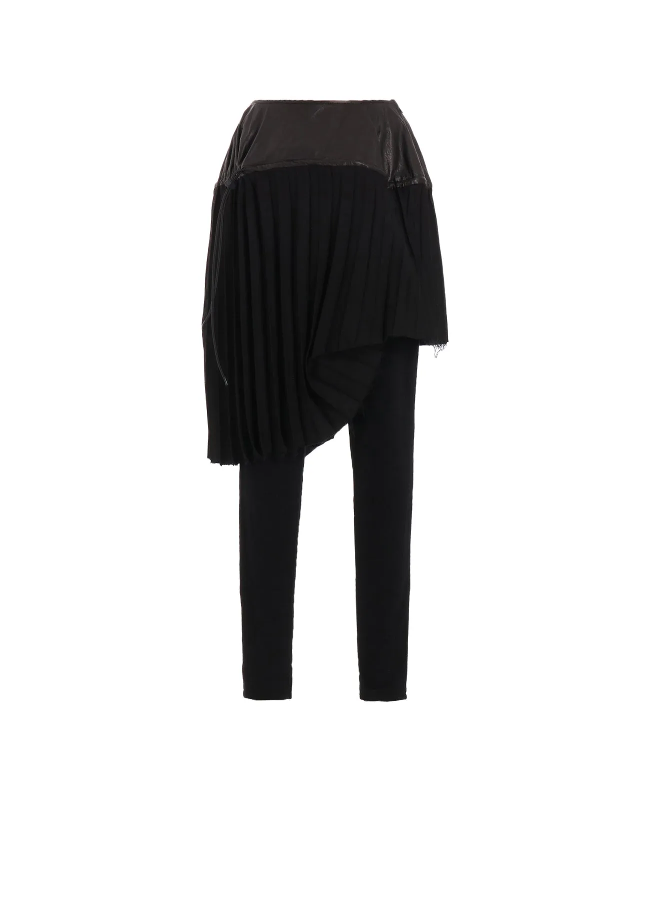 LIGHT SERGE SKIRTED LEGGINGS PANELED SKIRT sold by Yohji Yamamoto