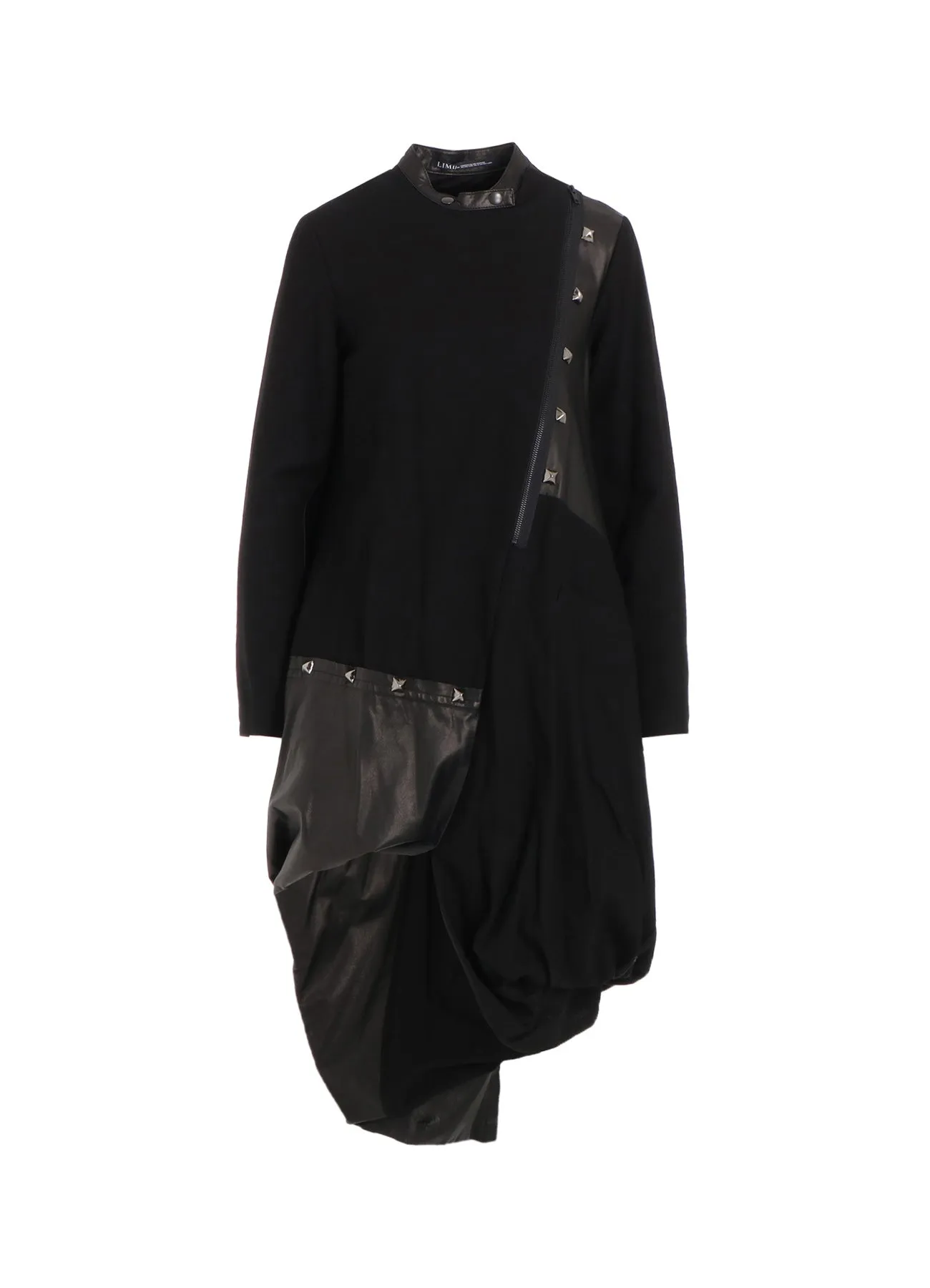LIGHT SERGE PANELED DRESS sold by Yohji Yamamoto