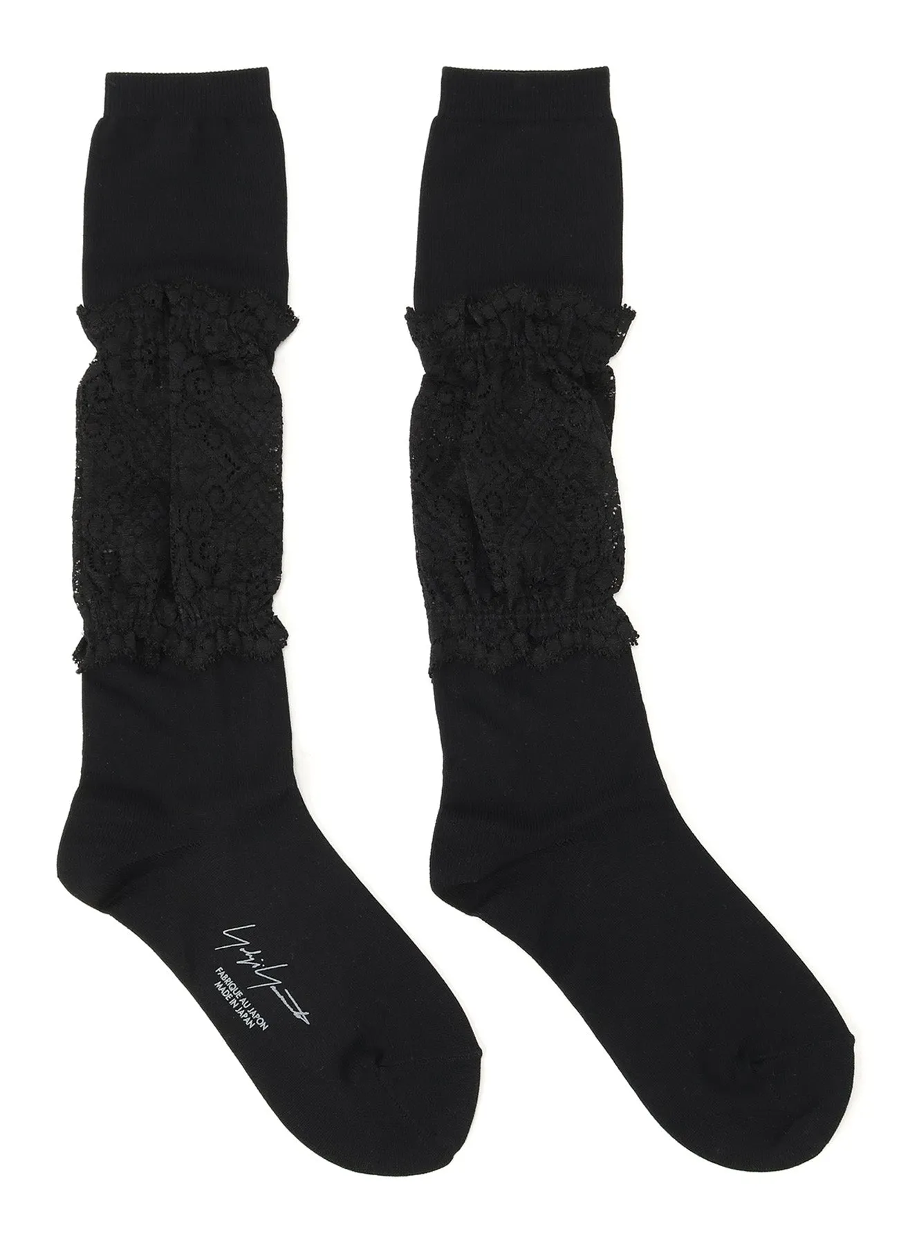 NY/LACE LACE HIGH SOCKS sold by Yohji Yamamoto product image thumbnail 3