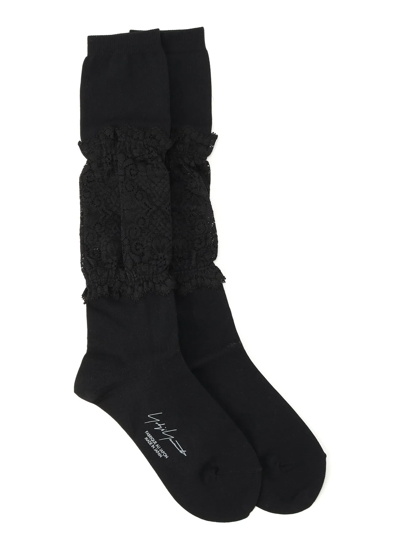 NY/LACE LACE HIGH SOCKS sold by Yohji Yamamoto product image thumbnail 2