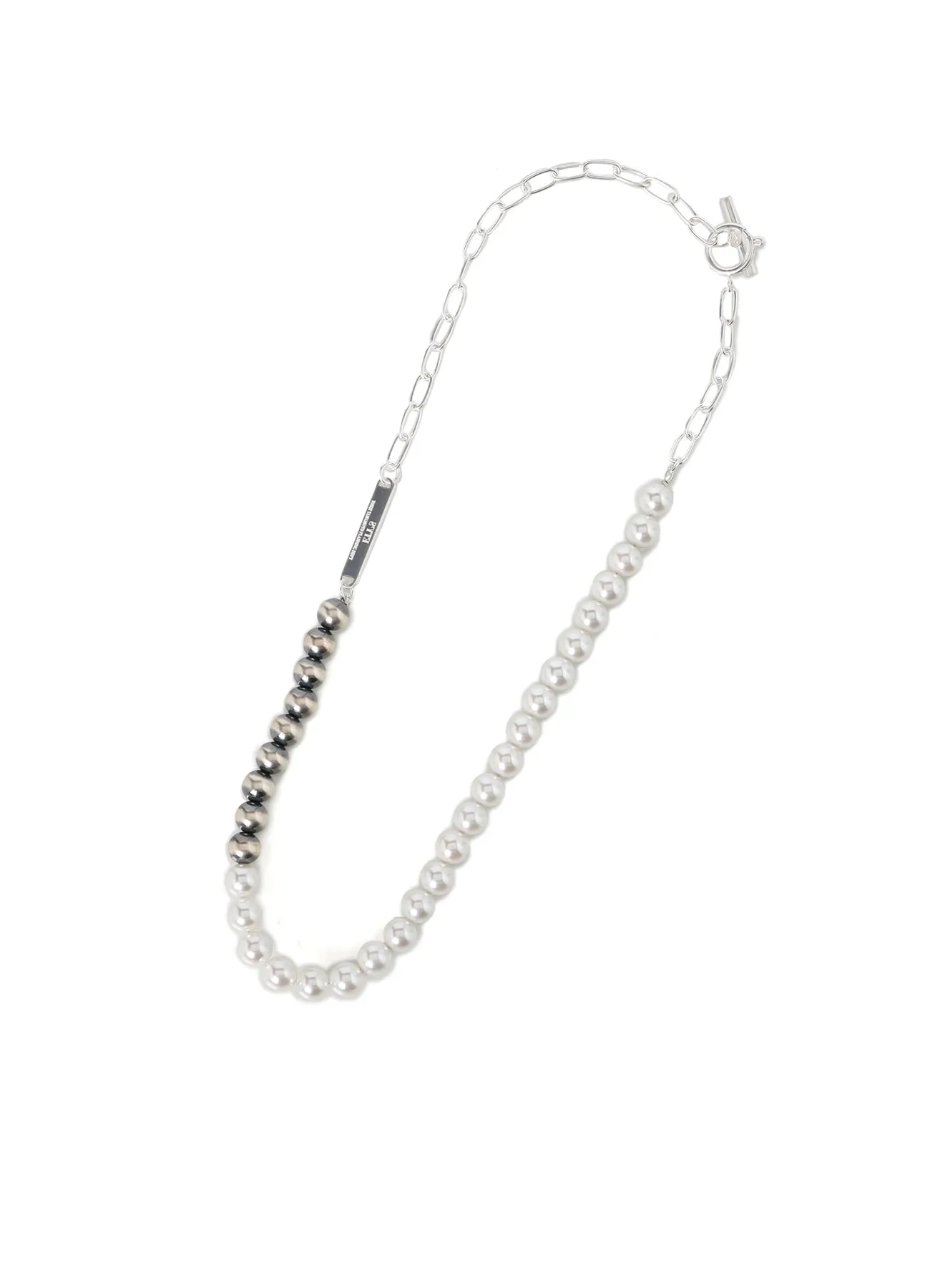 NAVAJO PEARL BICOLOR NECKLACE sold by Yohji Yamamoto