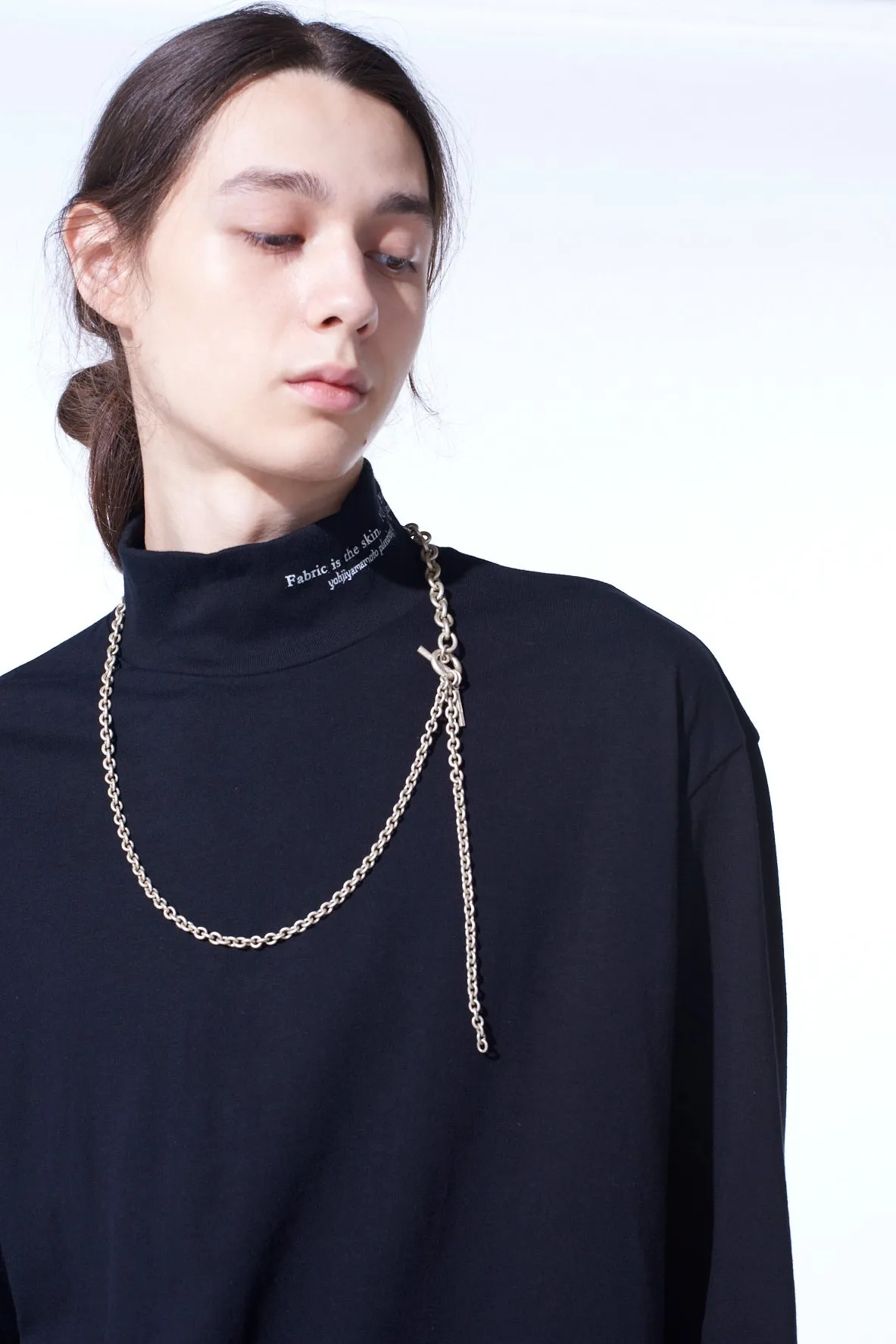 BRASS CHAIN ROSARY NECKLACE sold by Yohji Yamamoto product image thumbnail 3