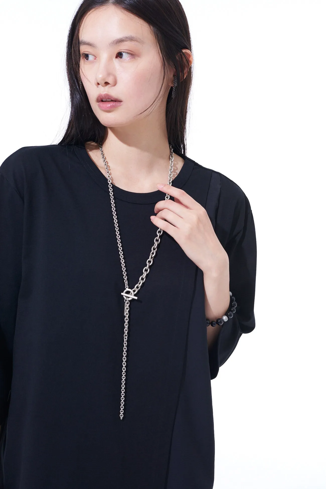 BRASS CHAIN ROSARY NECKLACE sold by Yohji Yamamoto product image thumbnail 5