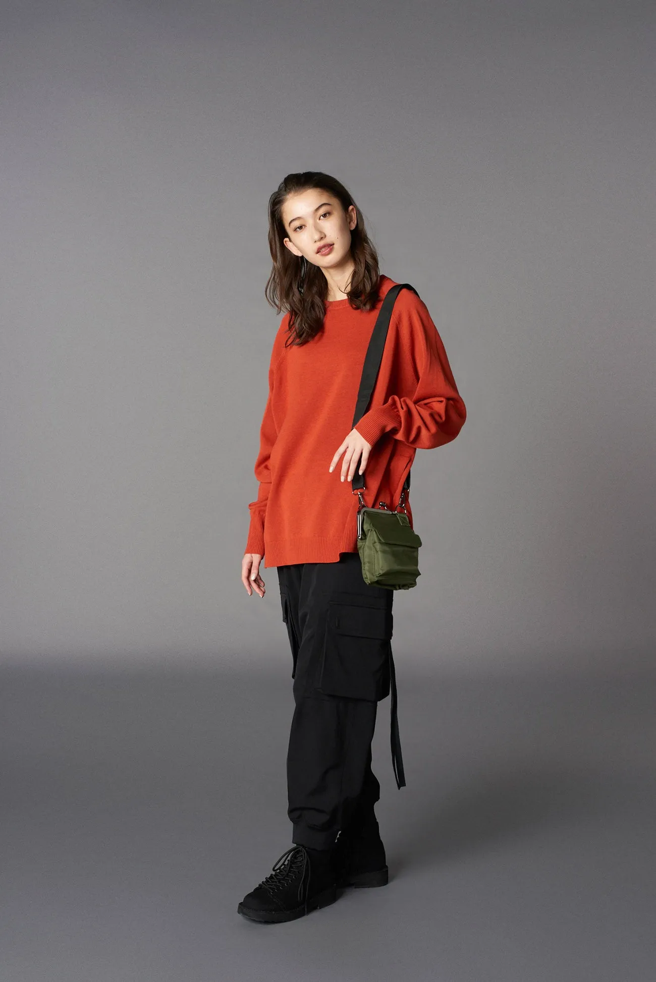 SHOULDER BAG WITH CLASP CLOSURE sold by Yohji Yamamoto product image thumbnail 3