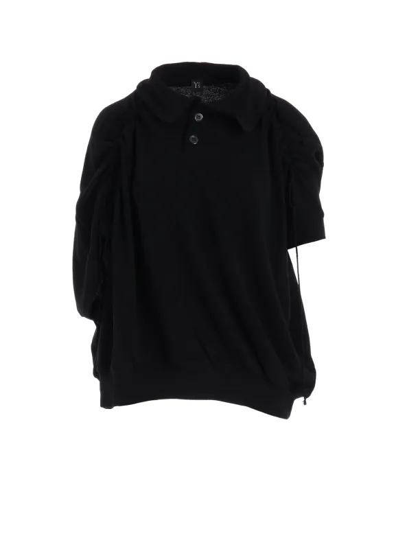 GAUZE FLEECE SLEEVE FITTED PULLOVER sold by Yohji Yamamoto