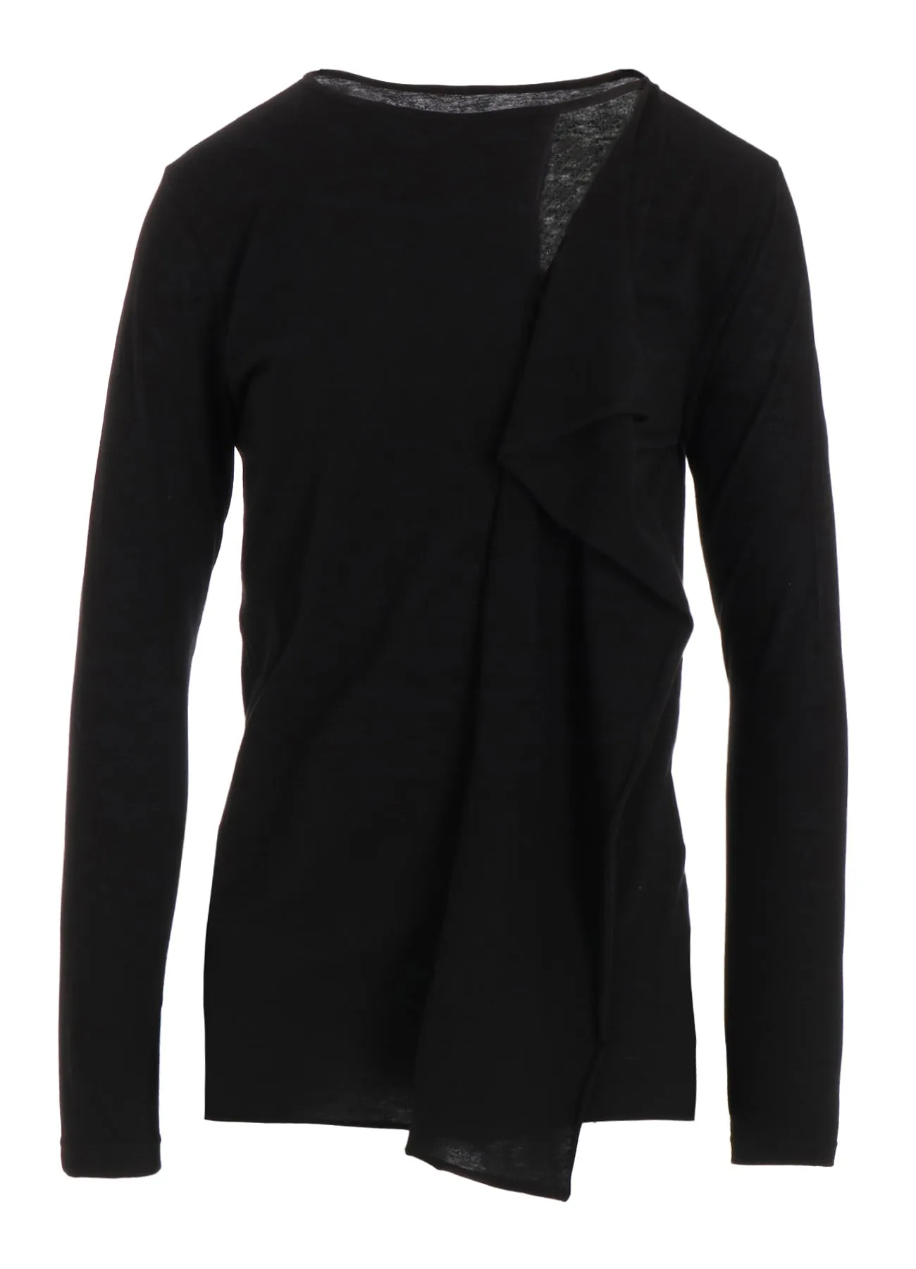 DRAPE DESIGN LONG SLEEVE T sold by Yohji Yamamoto product image thumbnail 2