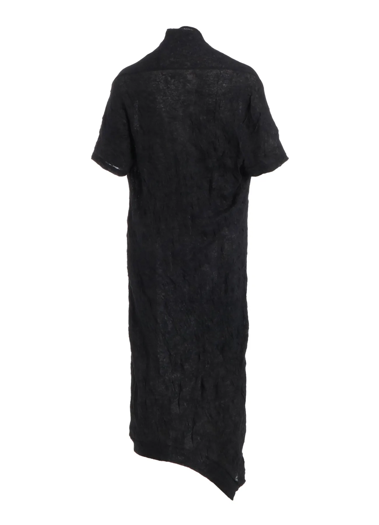 TUCK MILLING WRINKLE DRAPE DRESS sold by Yohji Yamamoto product image thumbnail 3