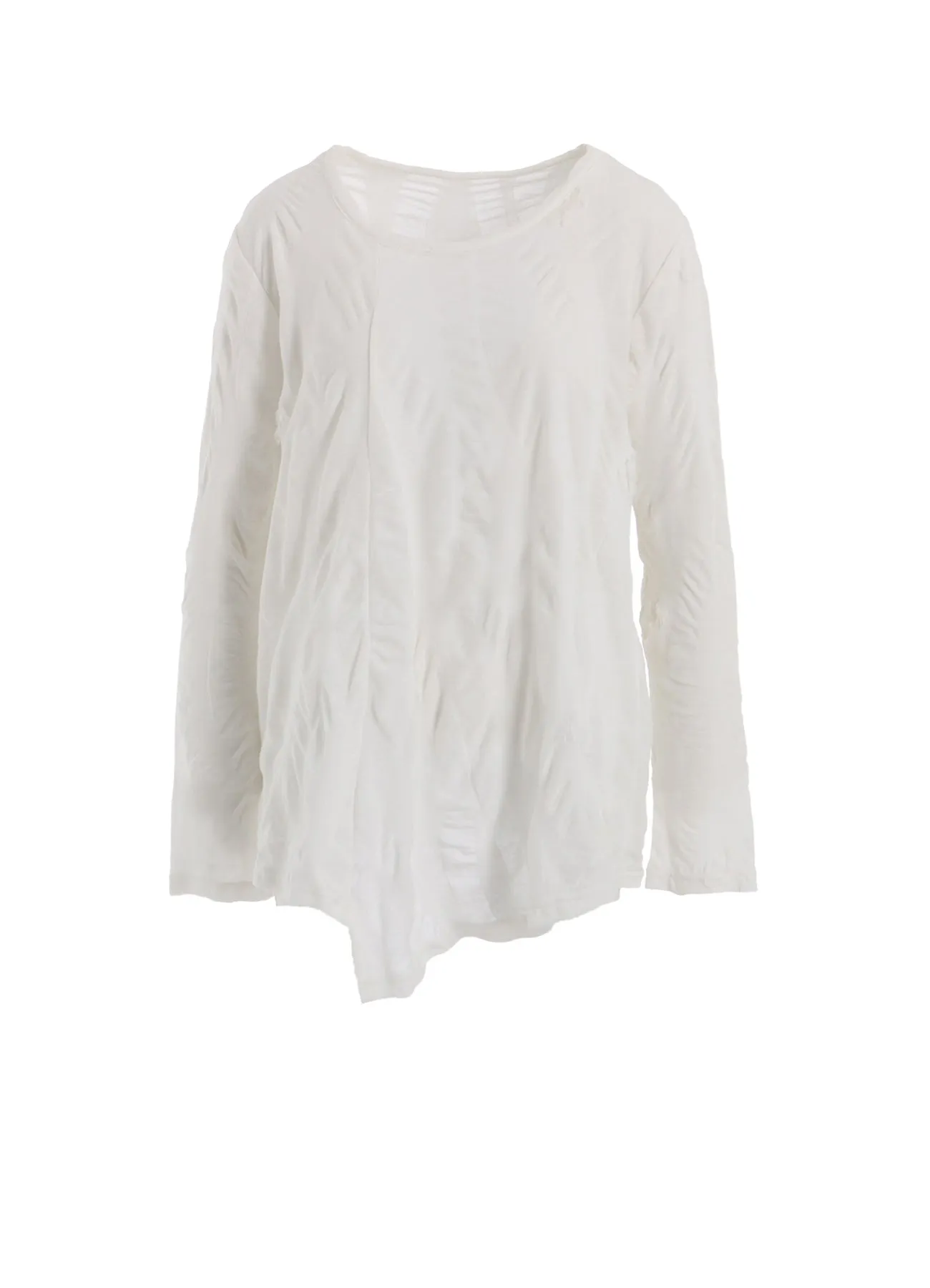 SQUARE CUT JQ ROUND NECK FLARE LONG SLEEVE sold by Yohji Yamamoto