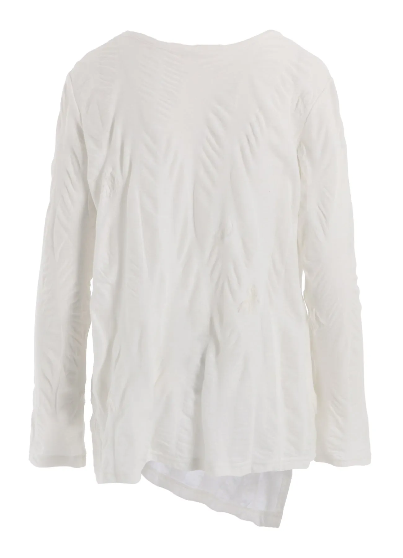 SQUARE CUT JQ ROUND NECK FLARE LONG SLEEVE sold by Yohji Yamamoto product image thumbnail 4
