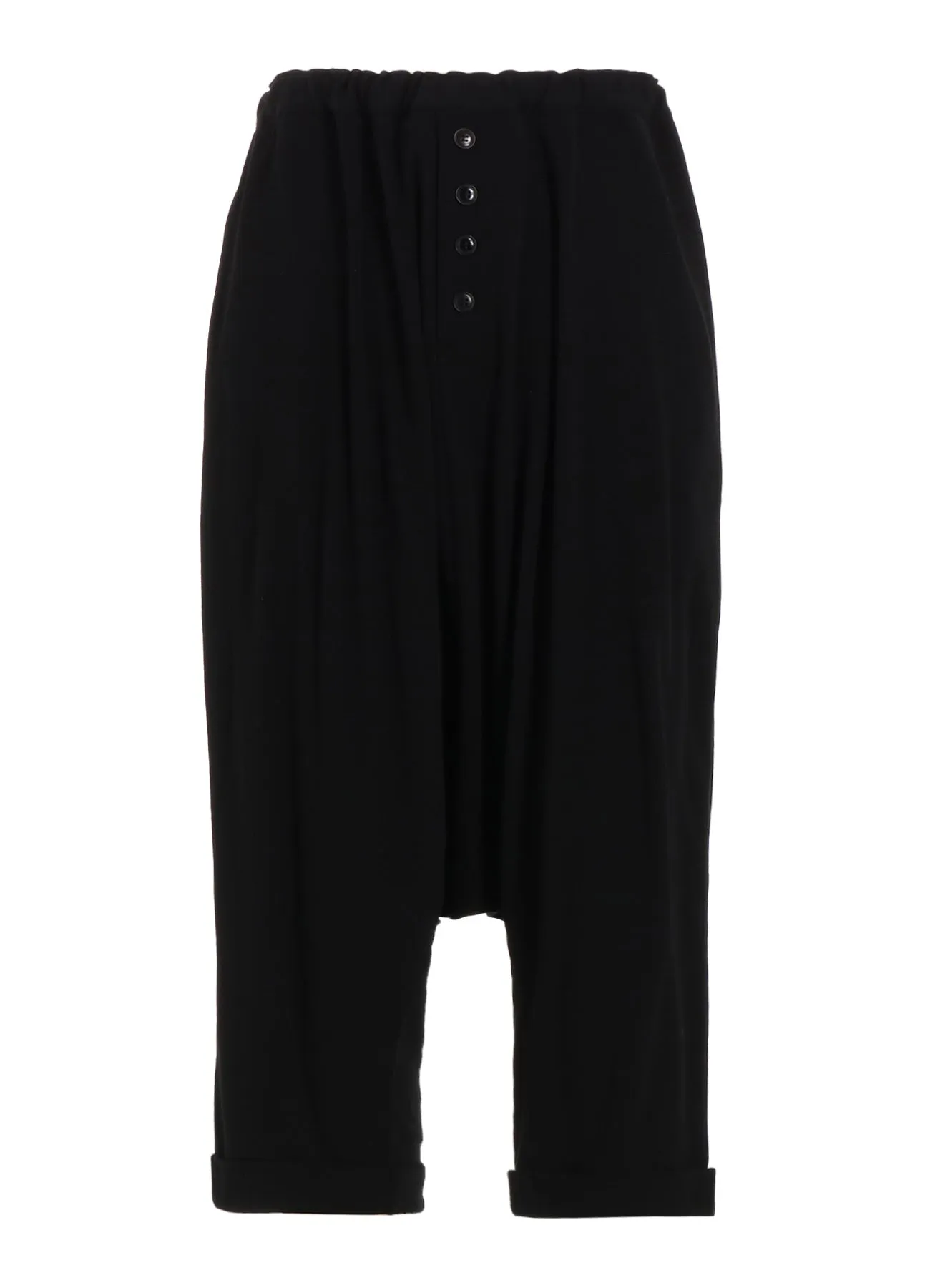 60/-HARD TWISTED MILANO RIB GUSSET SARROUEL PANTS sold by Yohji Yamamoto product image thumbnail 2