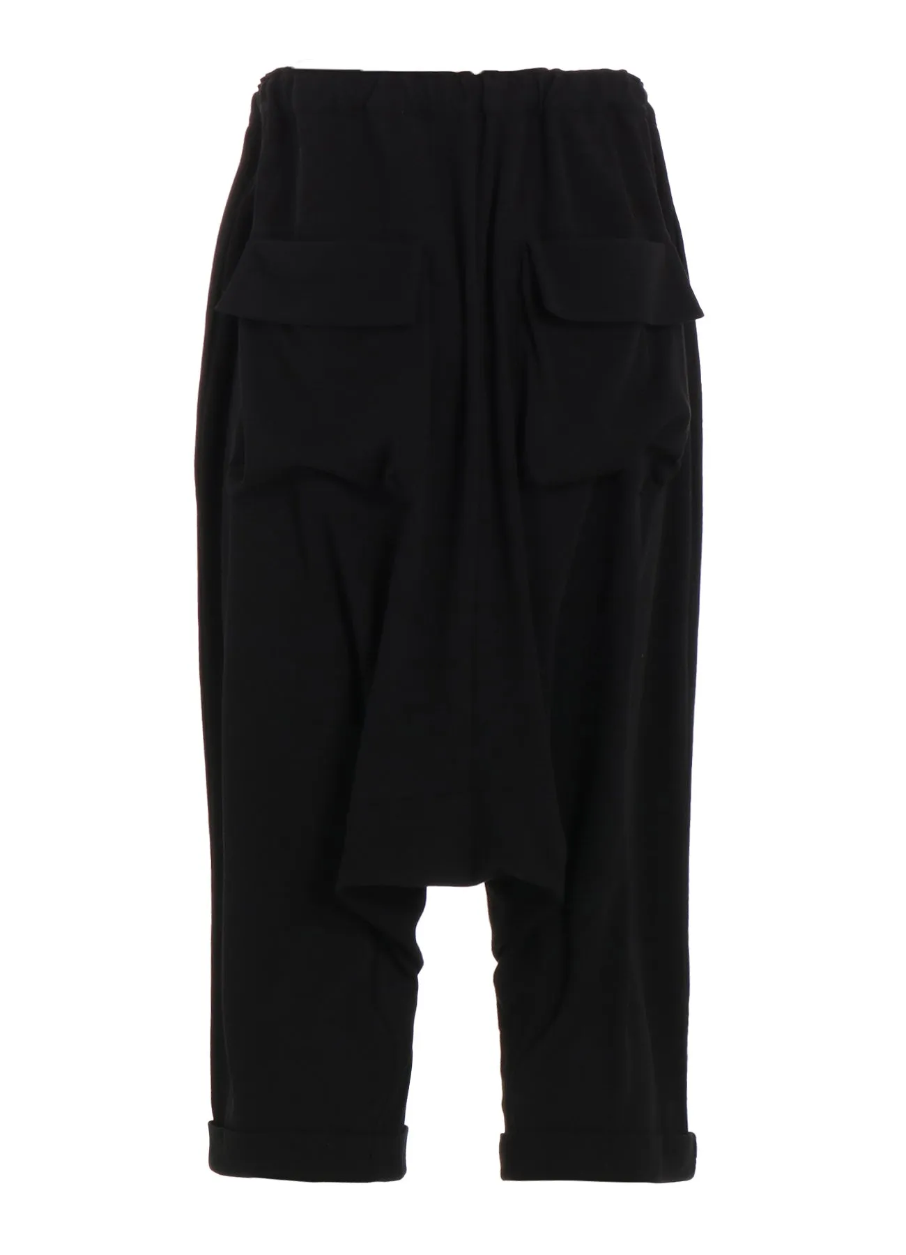 60/-HARD TWISTED MILANO RIB GUSSET SARROUEL PANTS sold by Yohji Yamamoto product image thumbnail 3