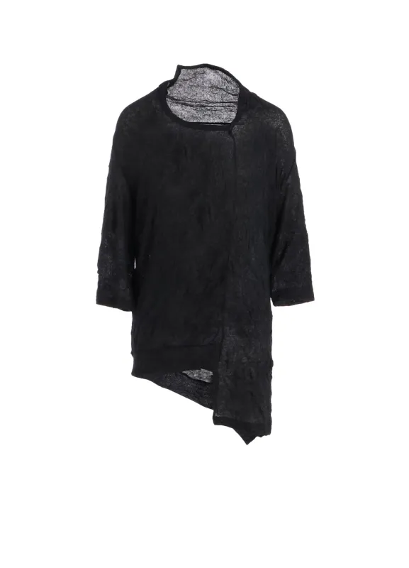 TUCK MILLING WRINKLE BACK DRAPE T sold by Yohji Yamamoto
