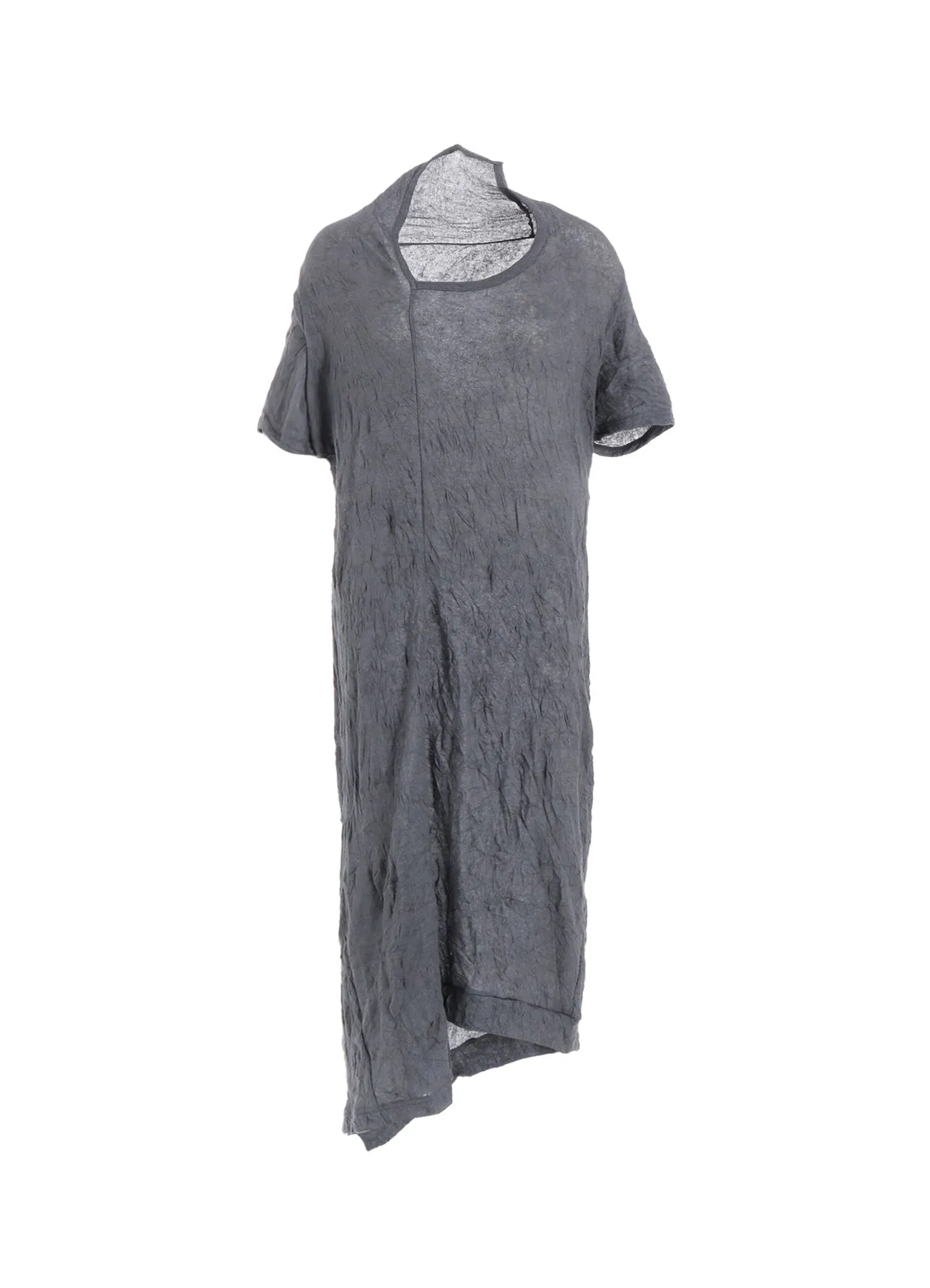TUCK MILLING WRINKLE DRAPE DRESS sold by Yohji Yamamoto
