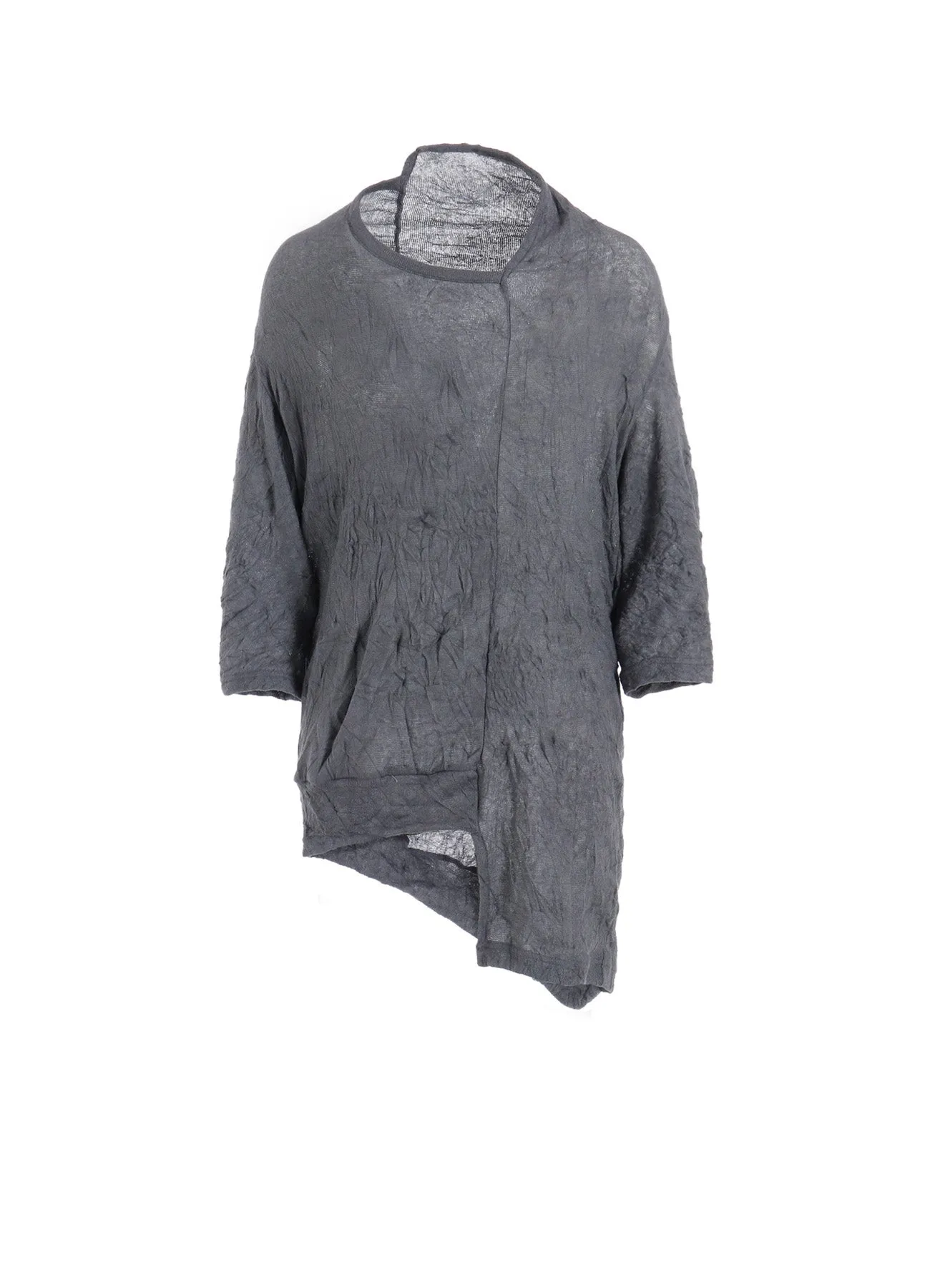 TUCK MILLING WRINKLE BACK DRAPE T sold by Yohji Yamamoto