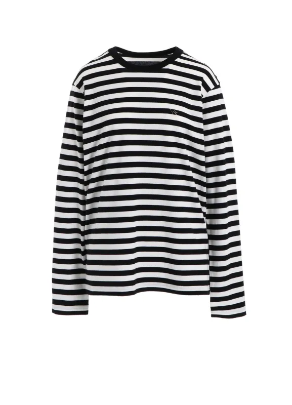 40/2 STRIPE JERSEY Y'S STITCH LONG SLEEVE T sold by Yohji Yamamoto