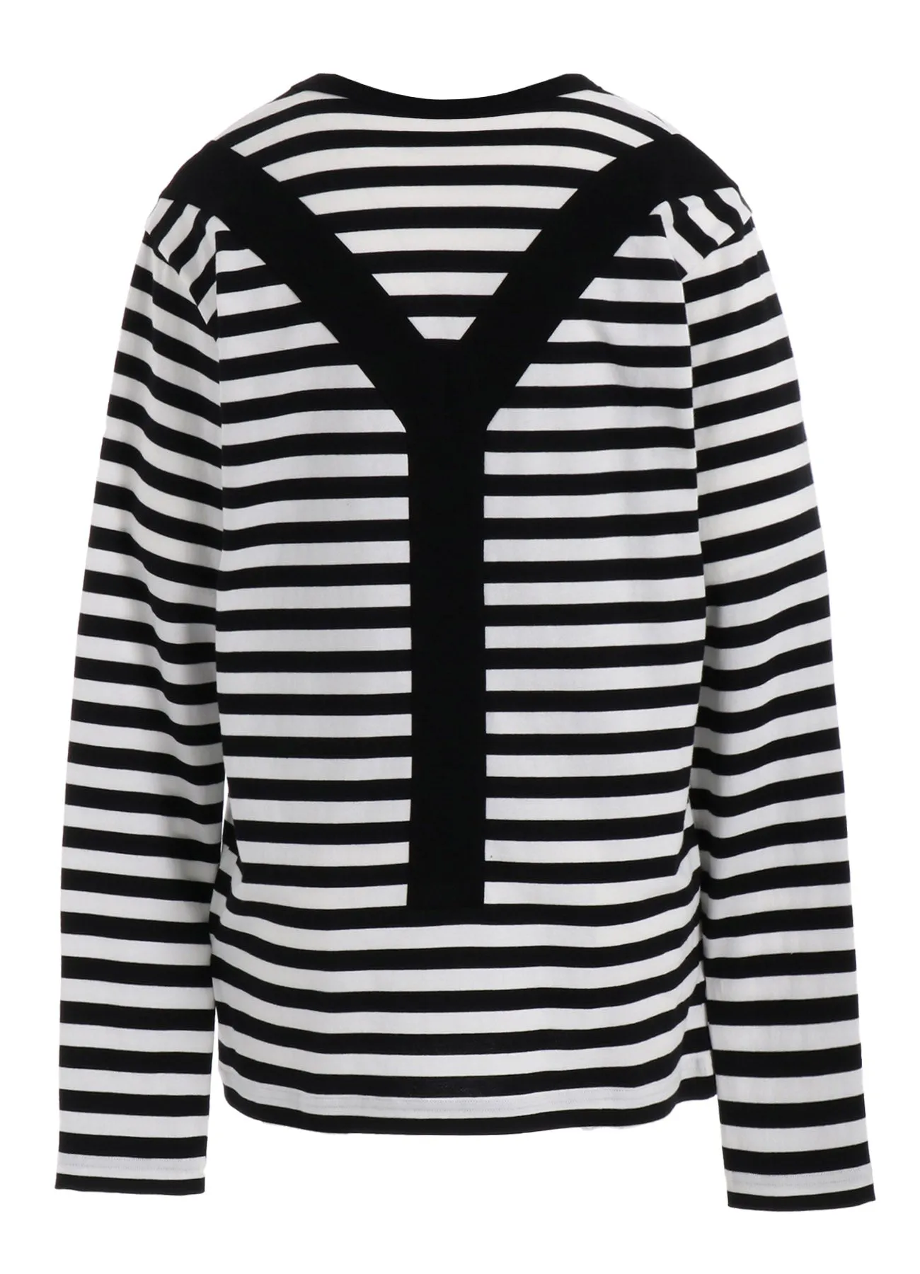 40/2 STRIPE JERSEY Y'S STITCH LONG SLEEVE T sold by Yohji Yamamoto product image thumbnail 3