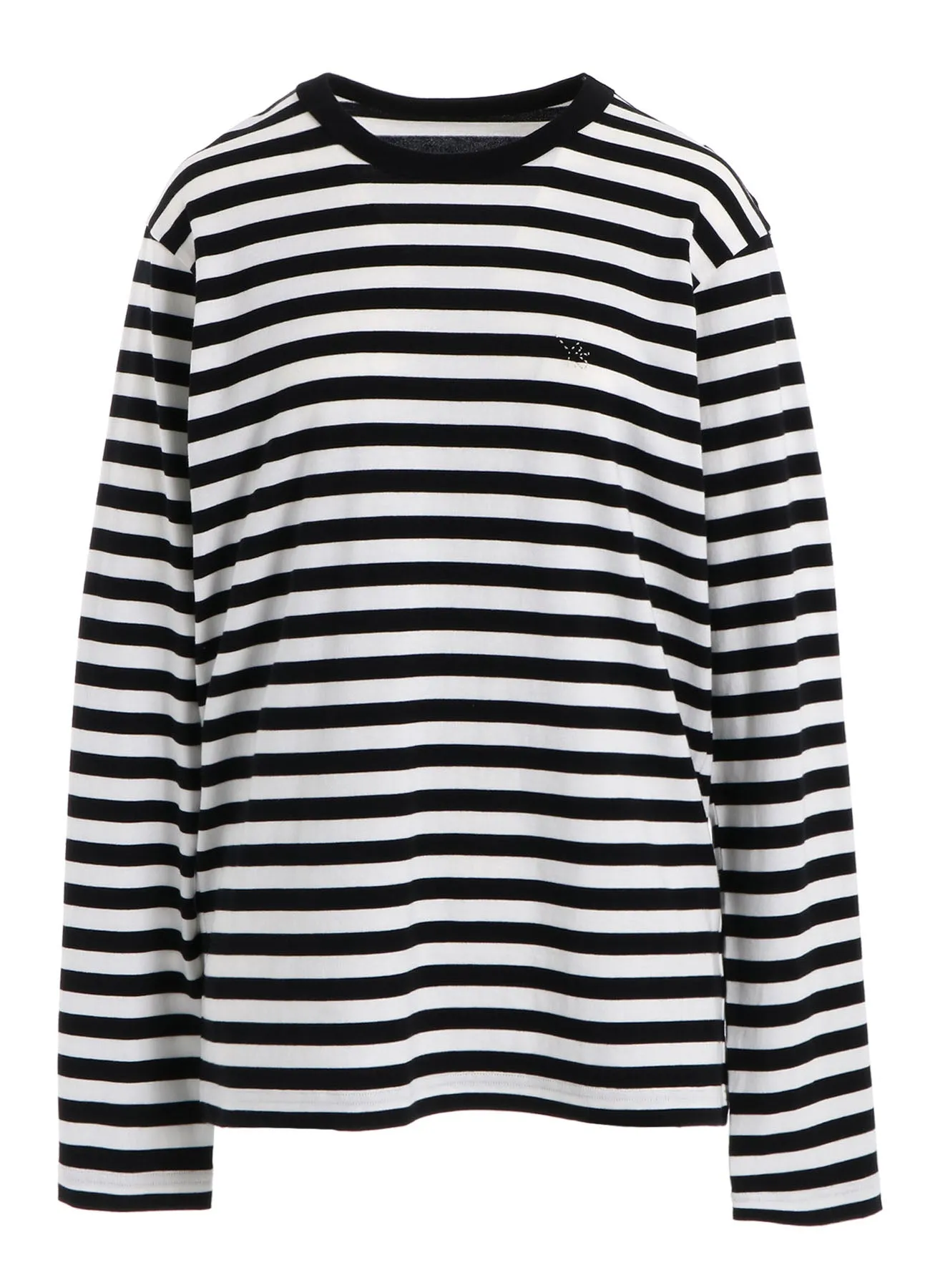 40/2 STRIPE JERSEY Y'S STITCH LONG SLEEVE T sold by Yohji Yamamoto product image thumbnail 2