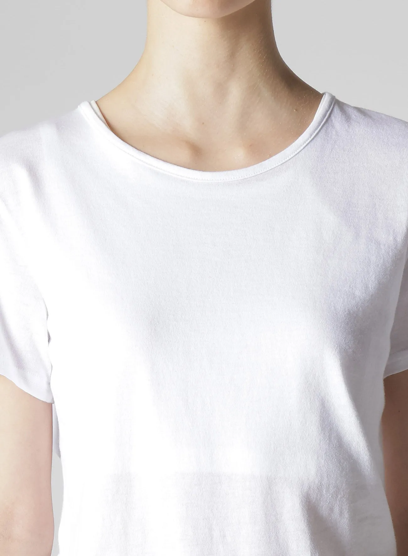 DRAPE DESIGN SHORT SLEEVE T sold by Yohji Yamamoto product image thumbnail 5