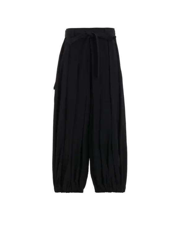 HARD-TWISTED LAWN TUCKED PANTS sold by Yohji Yamamoto