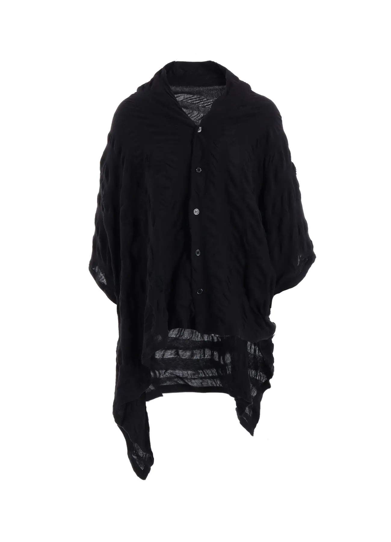 SQUARE CUT JQ ASYMMETRIC CARDIGAN sold by Yohji Yamamoto