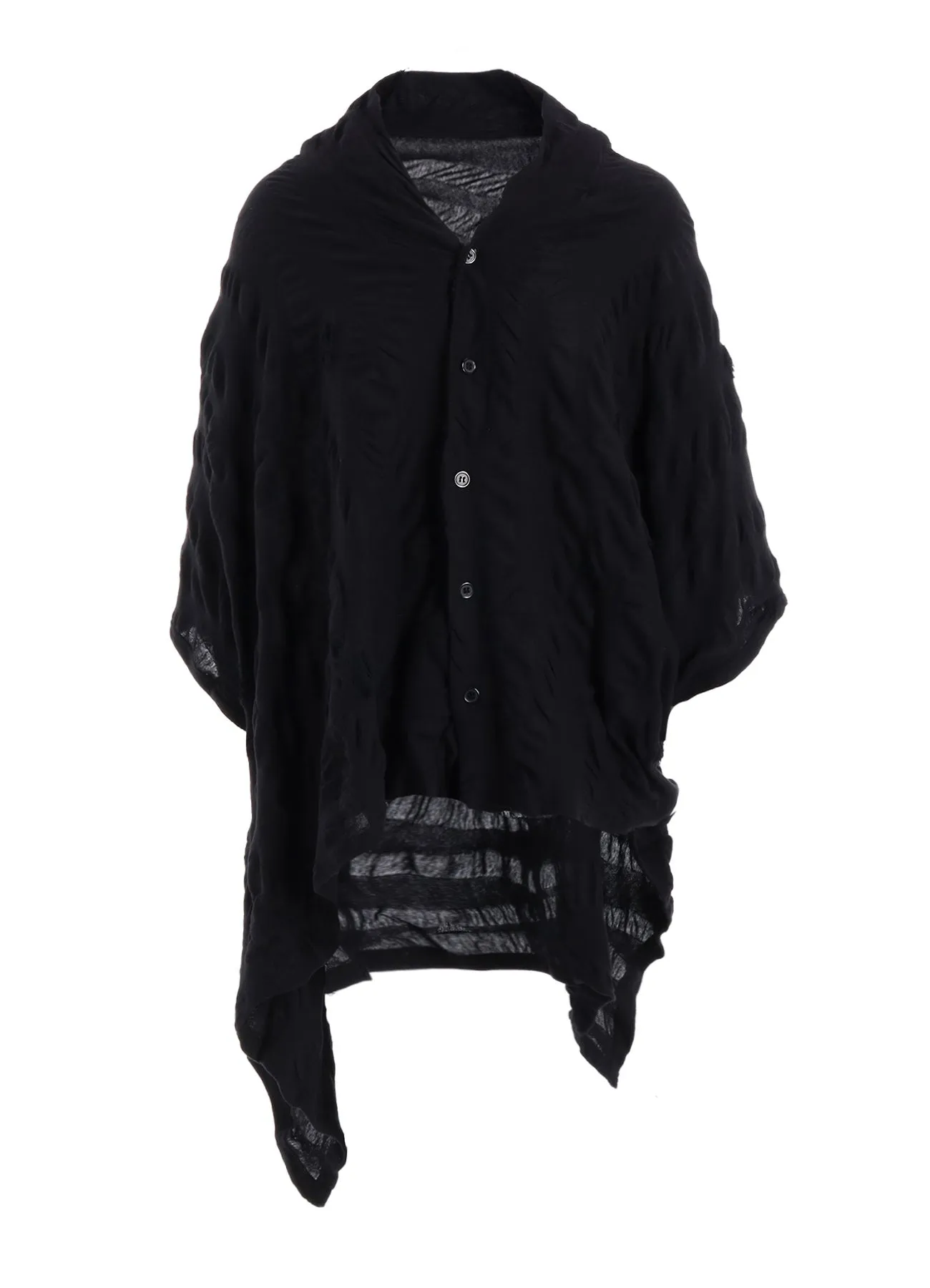 SQUARE CUT JQ ASYMMETRIC CARDIGAN sold by Yohji Yamamoto product image thumbnail 2