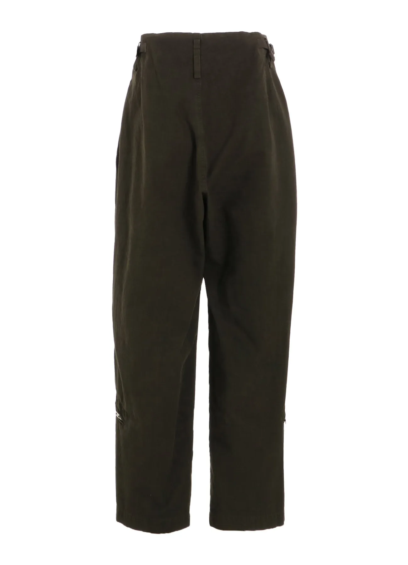 COTTON SLAB GARMENT DYEING FLIGHT PANTS sold by Yohji Yamamoto product image thumbnail 3