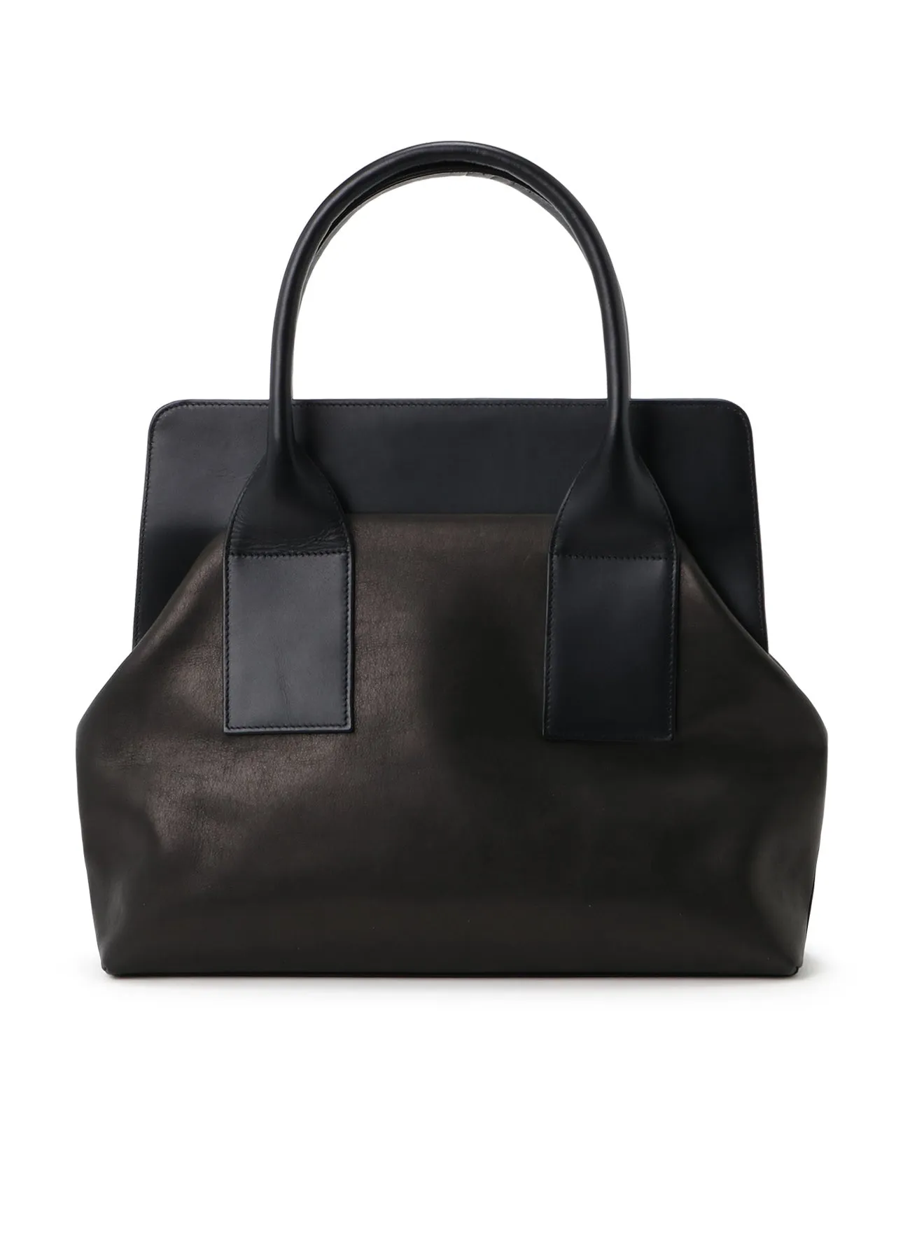 SMOOTH LEATHER COMBINATION CLASP BAG (L) sold by Yohji Yamamoto product image thumbnail 4