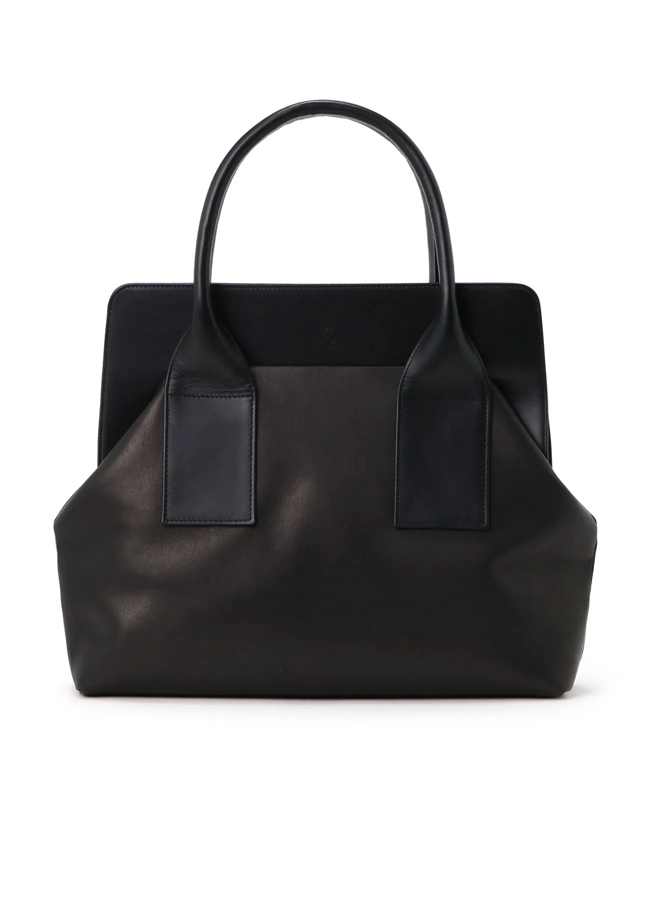 SMOOTH LEATHER COMBINATION CLASP BAG (L) sold by Yohji Yamamoto product image thumbnail 2
