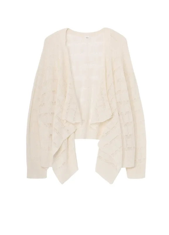 7G2P OPENWORK DRAPE SHORT CARDIGAN sold by Yohji Yamamoto