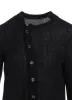 DROP NEEDLE RIB STRIPE ASYMMETRIC LONG CARDIGAN sold by Yohji Yamamoto