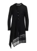 DROP NEEDLE RIB STRIPE ASYMMETRIC LONG CARDIGAN sold by Yohji Yamamoto